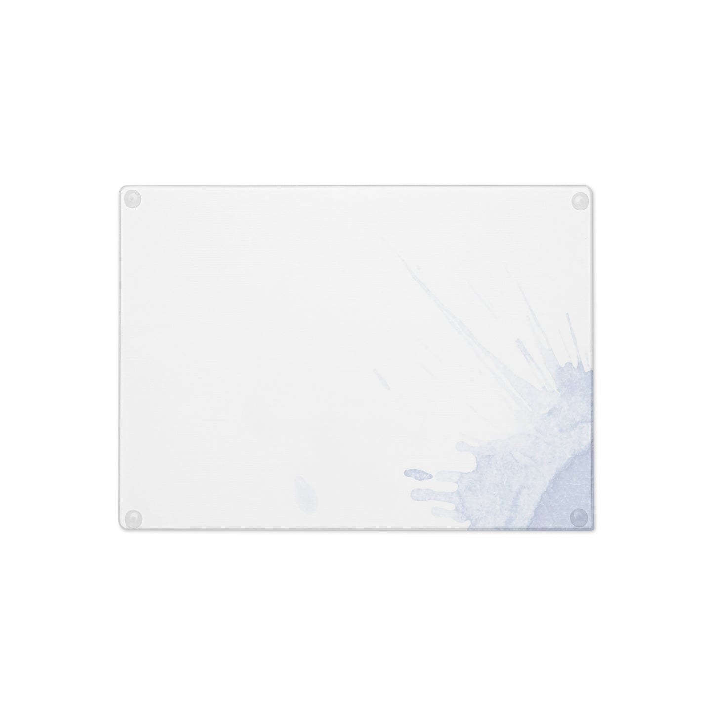 Watercolour Blue Splash - Glass Cutting Board - iSAW Company