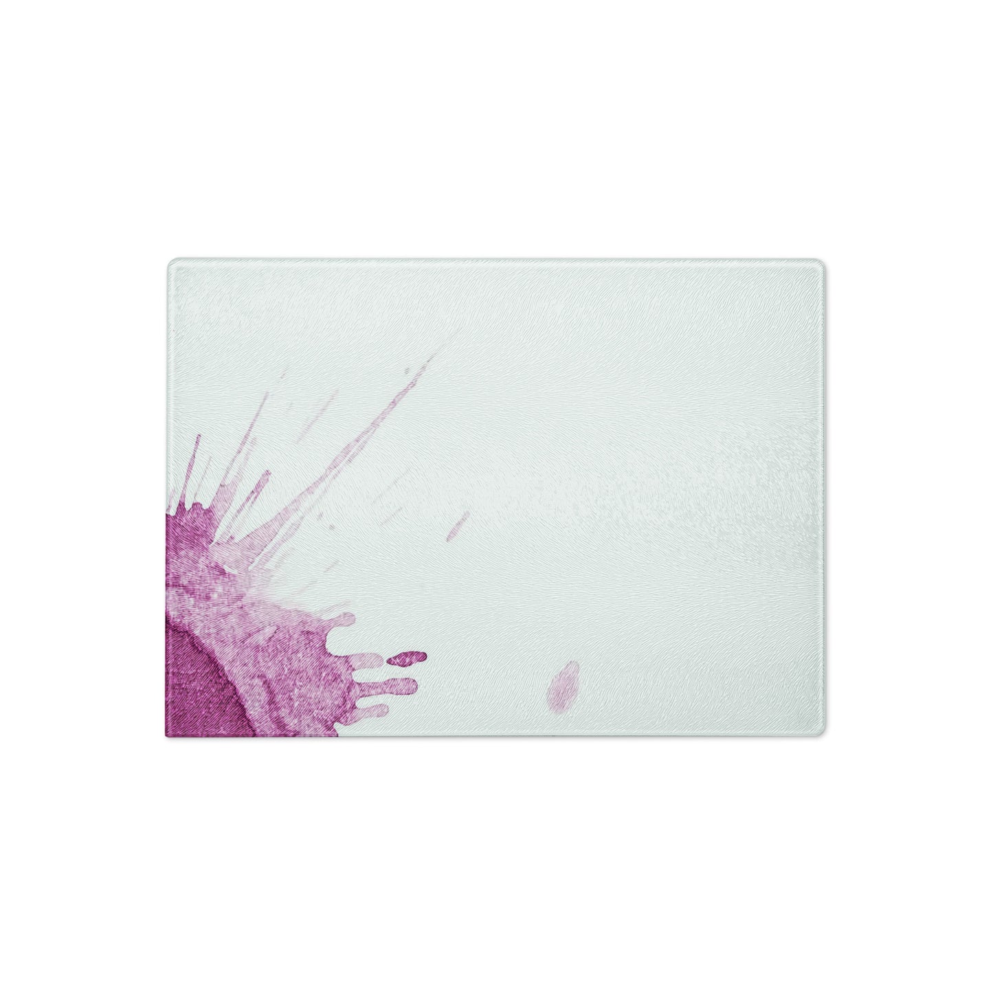 Watercolour Pink Splash - Glass Cutting Board - iSAW Company
