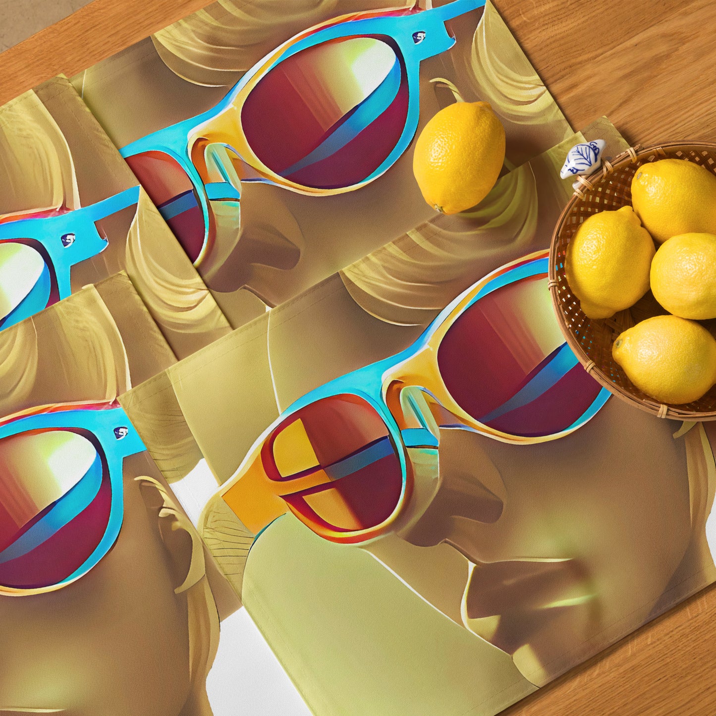 Retro Cool White - Placemat Set - iSAW Company