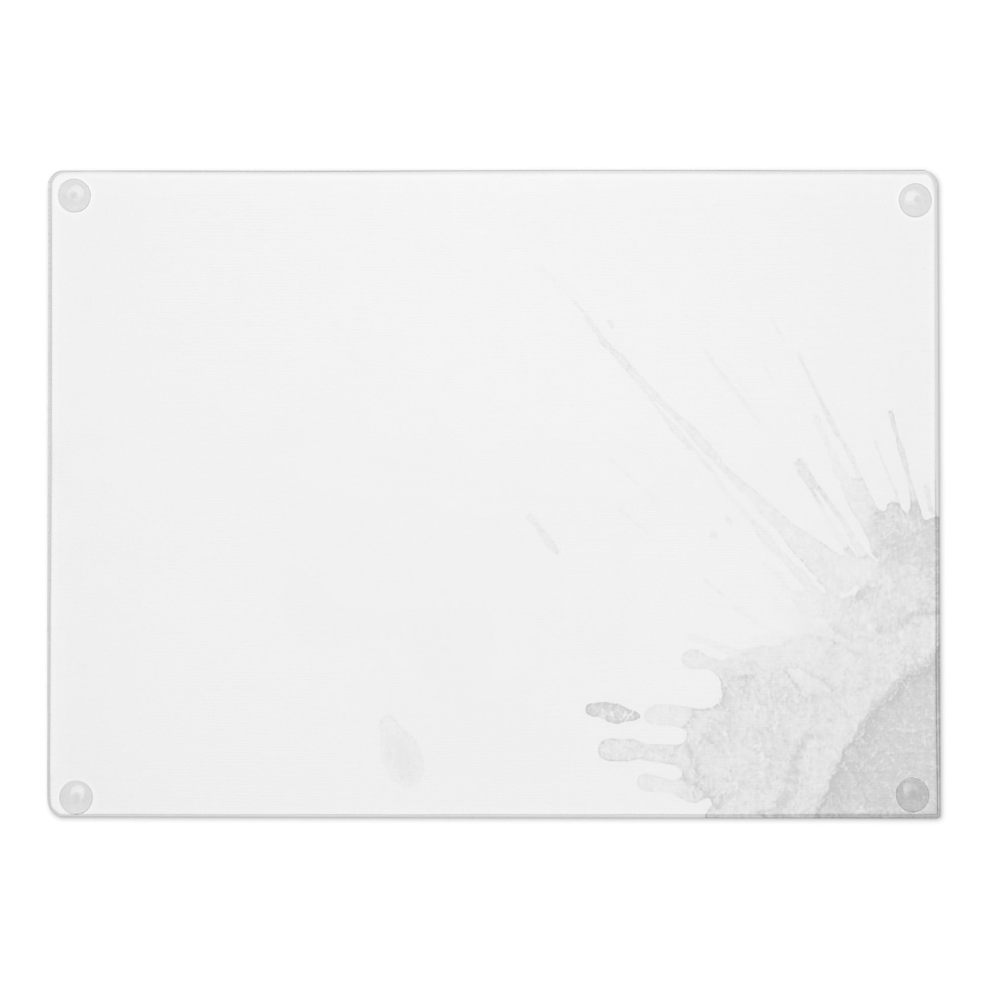 Watercolour Grey Splash - Glass Cutting Board - iSAW Company