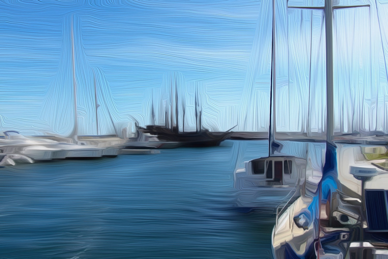 The Sleeping Yachts (at Morning) - iSAW Company