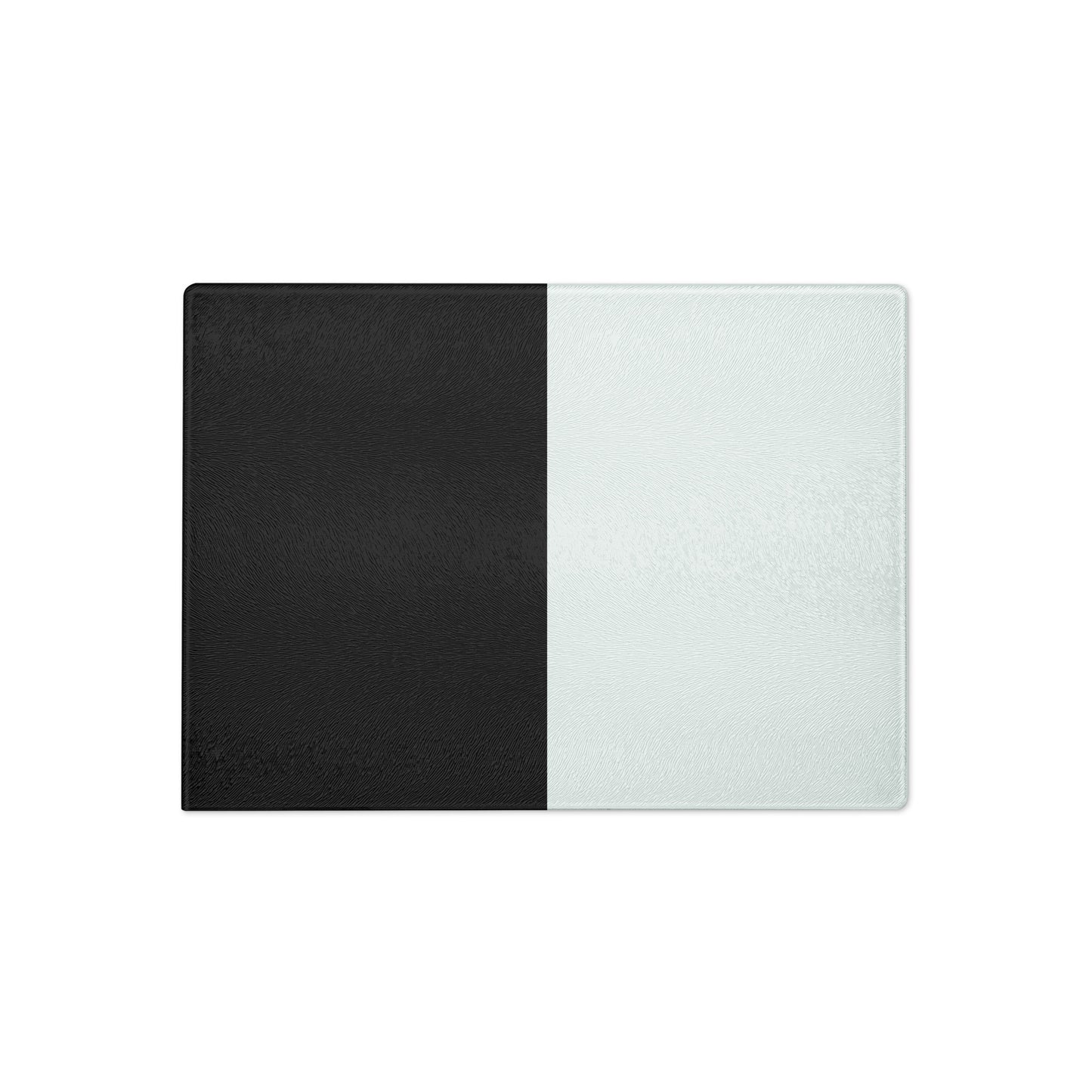 Half Black Half White - Glass Cutting Board - iSAW Company