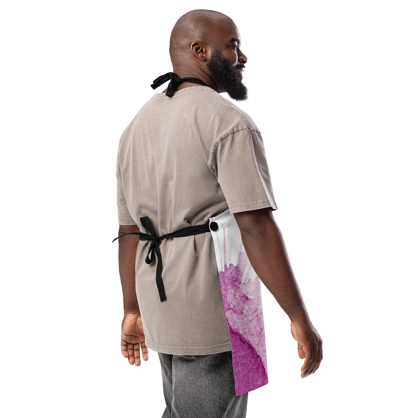 Watercolour Pink Splash - Apron - iSAW Company