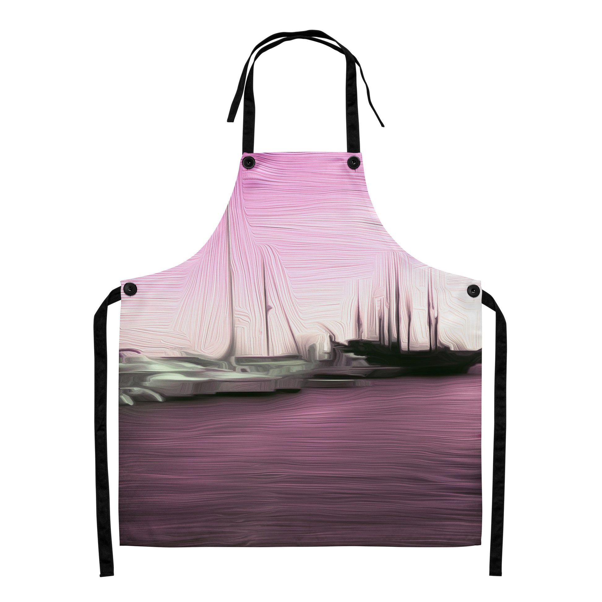 The Sleeping Yachts (at Evening) - Apron - iSAW Company