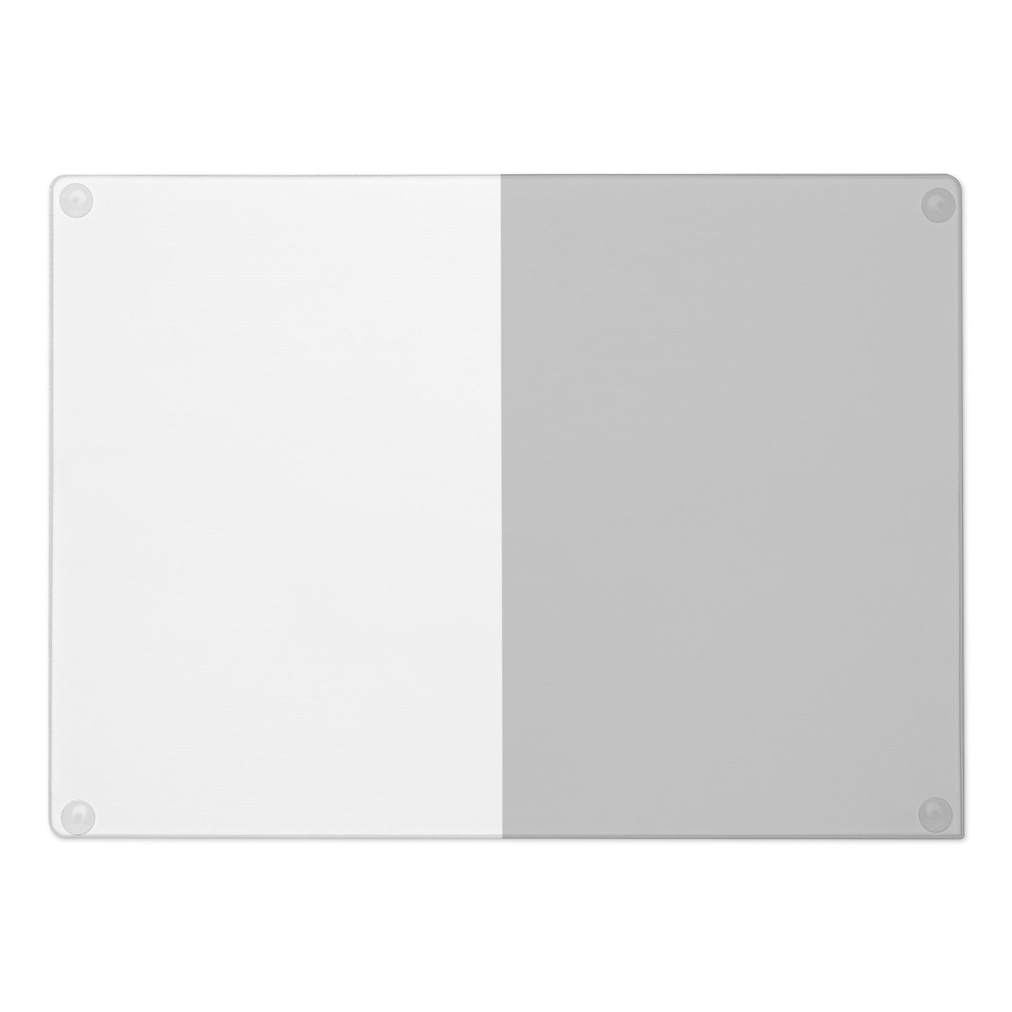 Half Black Half White - Glass Cutting Board - iSAW Company