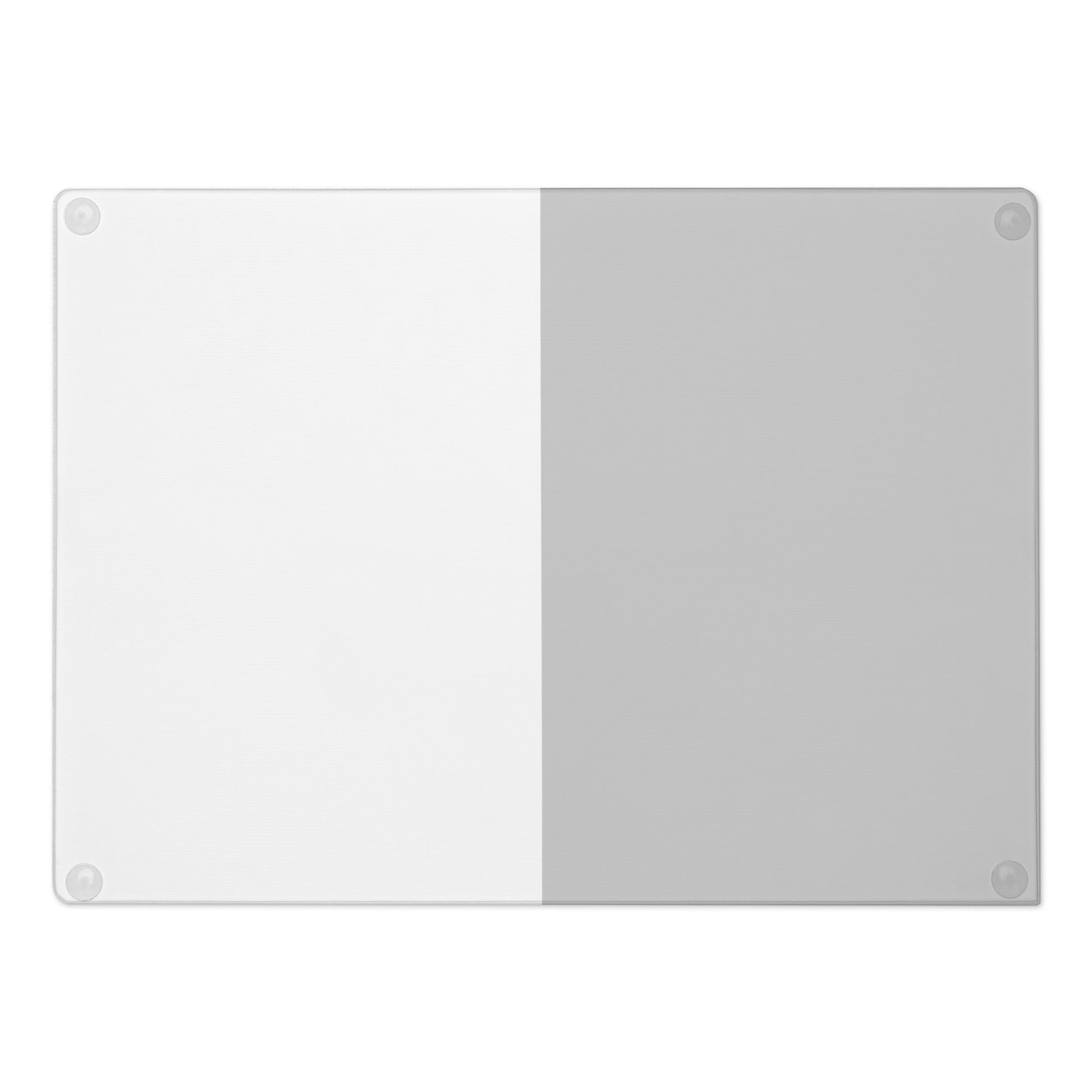Half Black Half White - Glass Cutting Board - iSAW Company