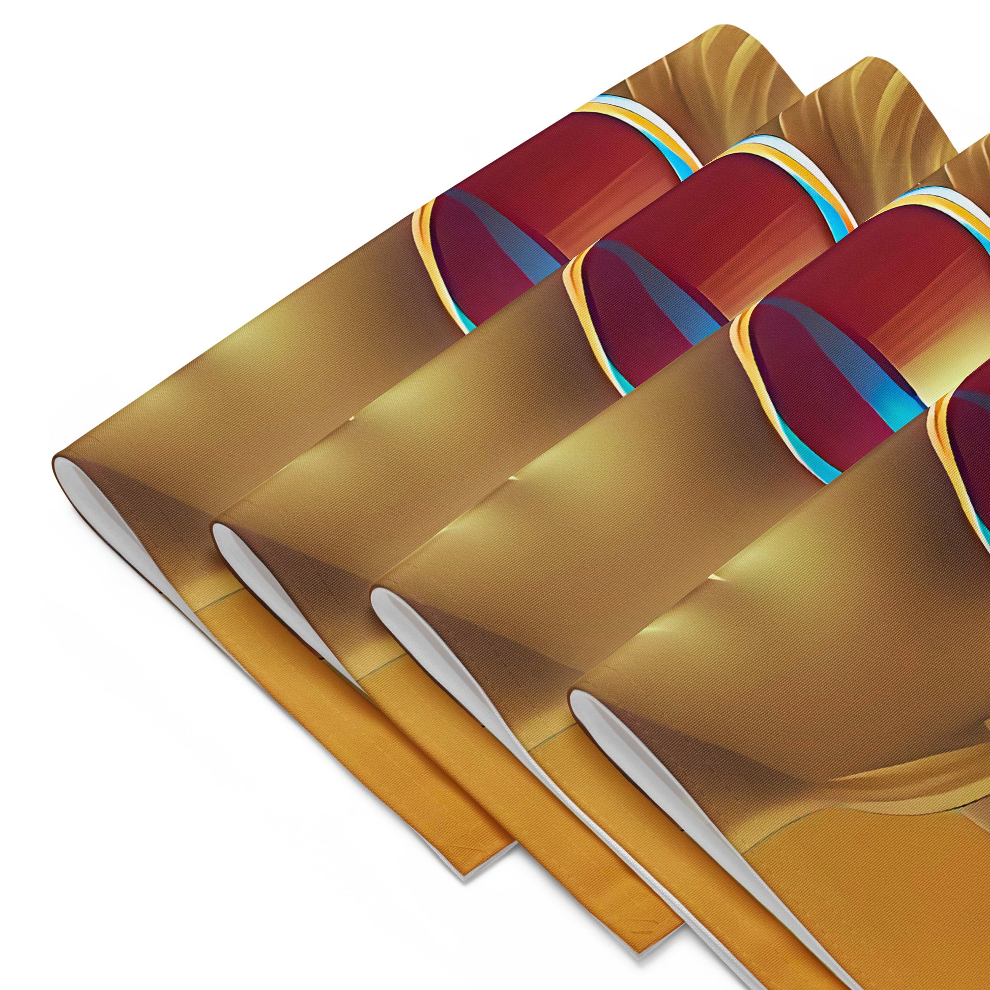 Retro Cool Orange - Placemat Set - iSAW Company