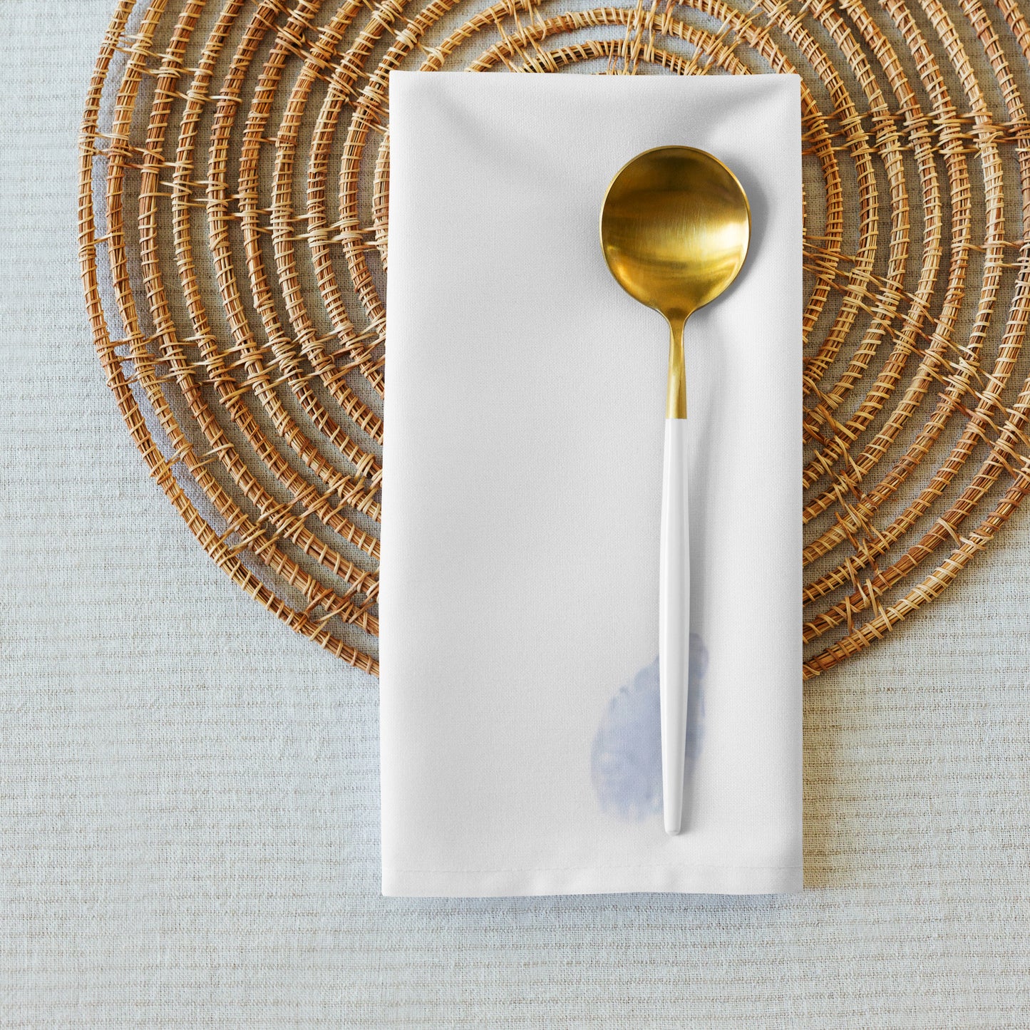 Watercolour Blue Splash - Cloth Napkin Set - iSAW Company