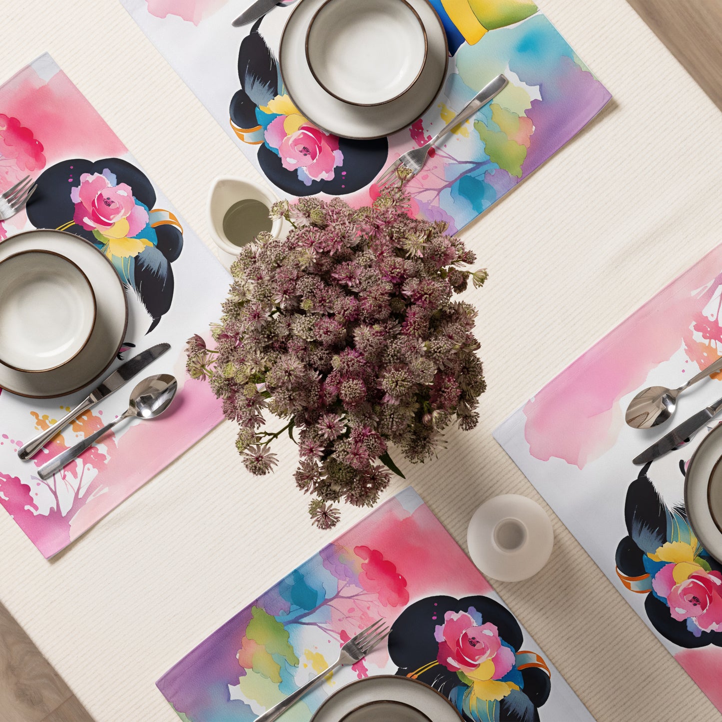 Geisha Girl - Placemat Set - iSAW Company