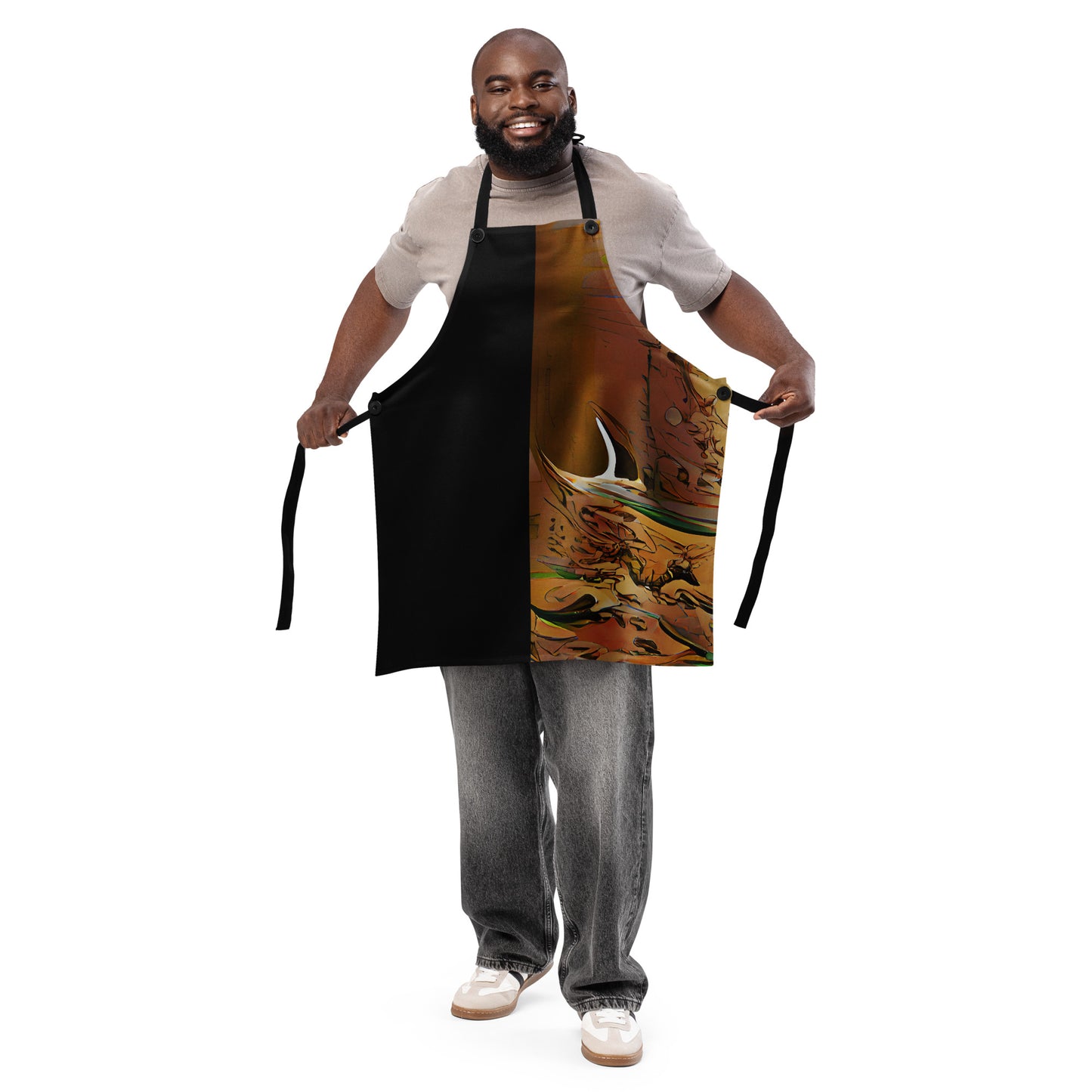 Half Black Half Gāolàng - Apron - iSAW Company