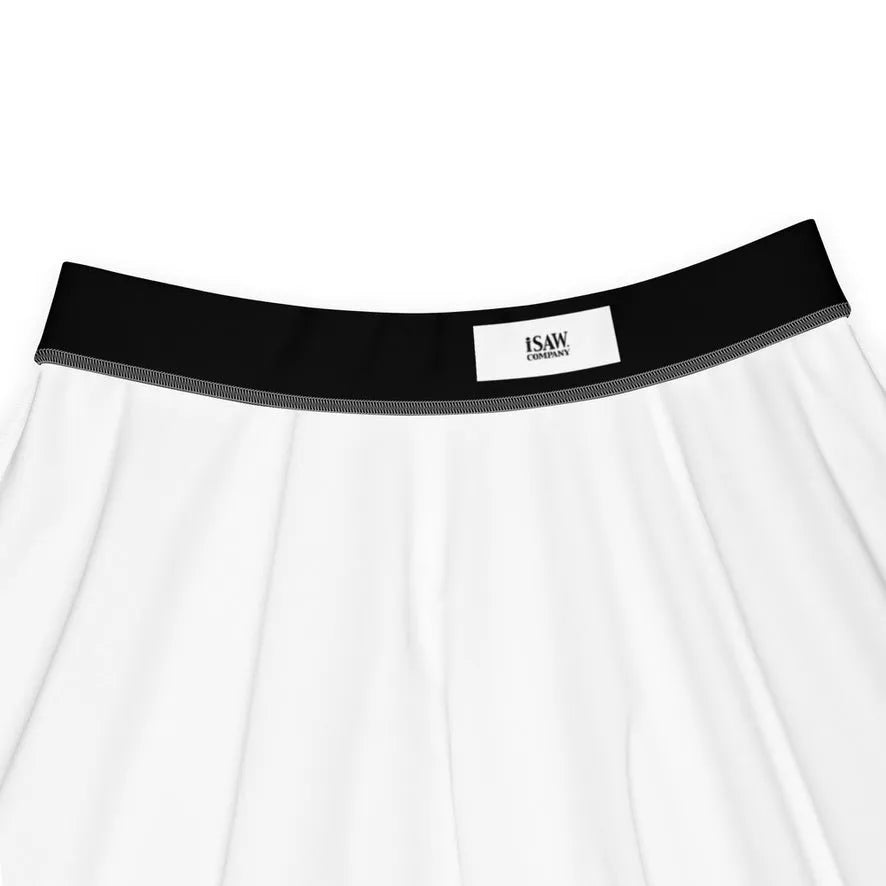 Half Black Half White - Womens Skater Skirt - iSAW Company