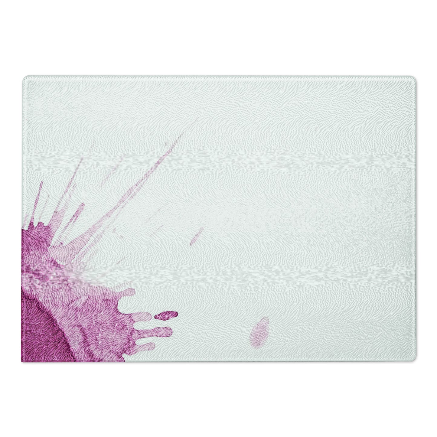 Watercolour Pink Splash - Glass Cutting Board - iSAW Company