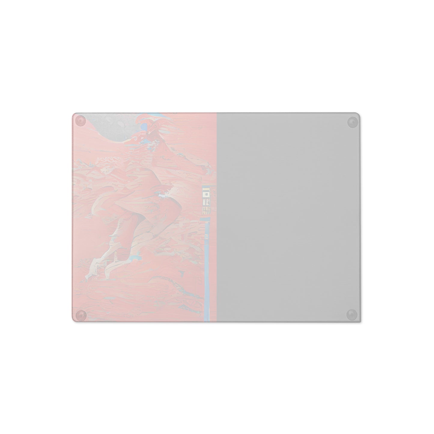 Half Black Half Hónghǎi - Glass Cutting Board - iSAW Company