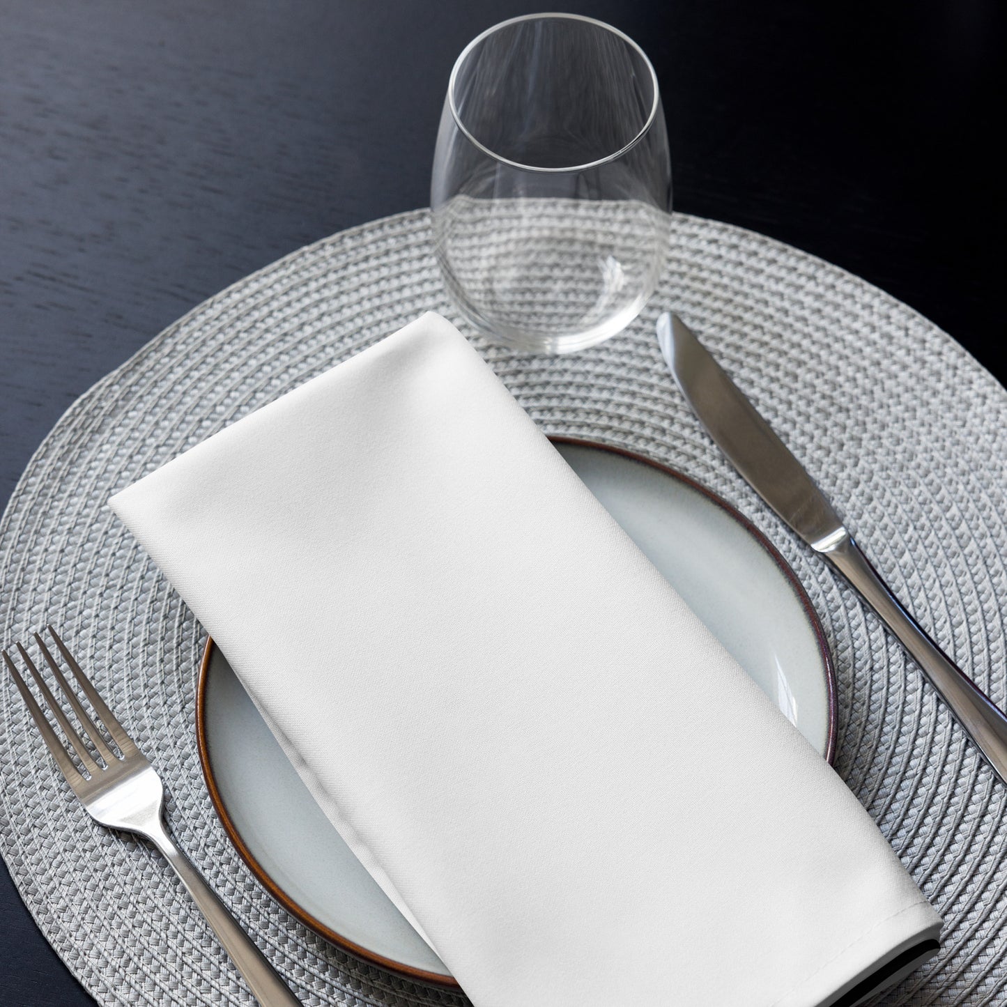Half Black Half White - Cloth Napkin Set - iSAW Company