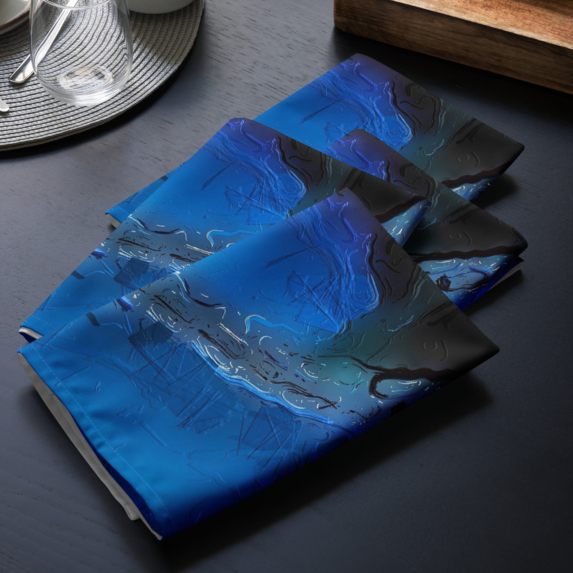 A Drop In The Ocean - Cloth Napkin Set - iSAW Company