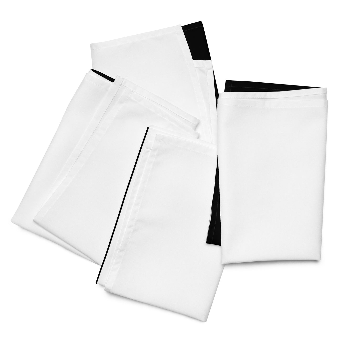Half Black Half White - Cloth Napkin Set - iSAW Company