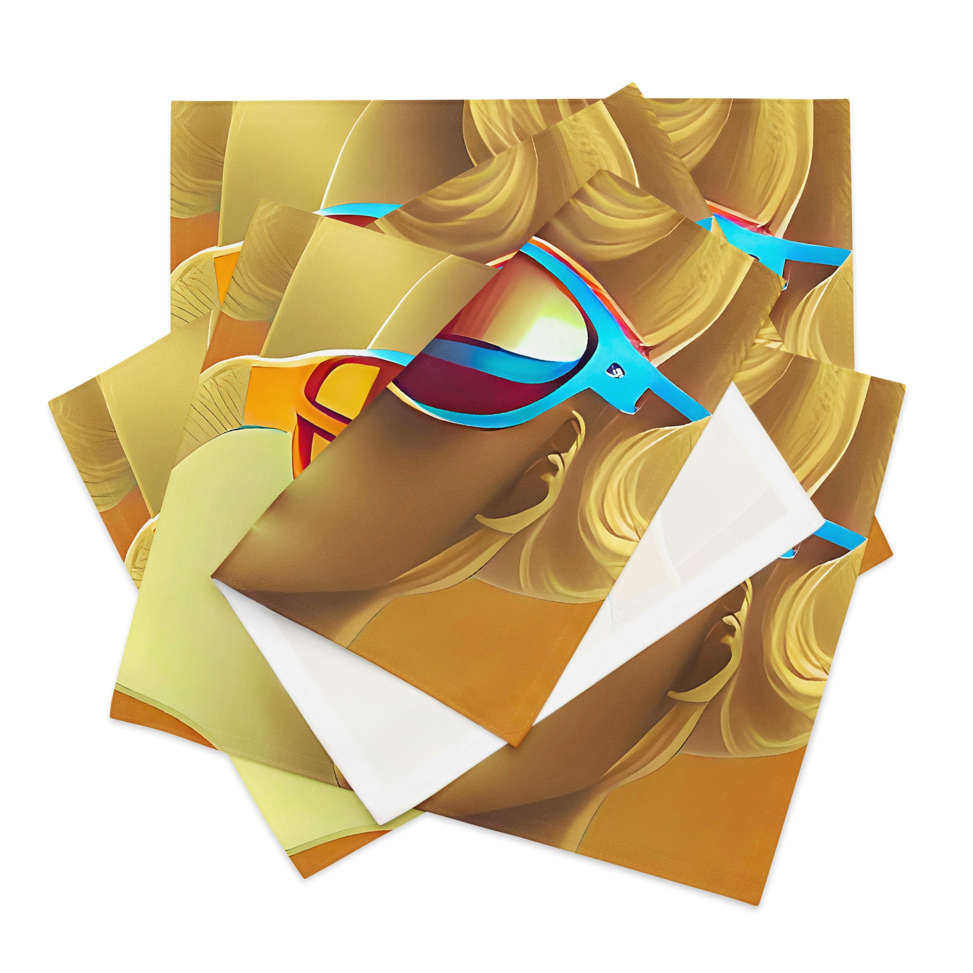 Retro Cool Orange - Placemat Set - iSAW Company