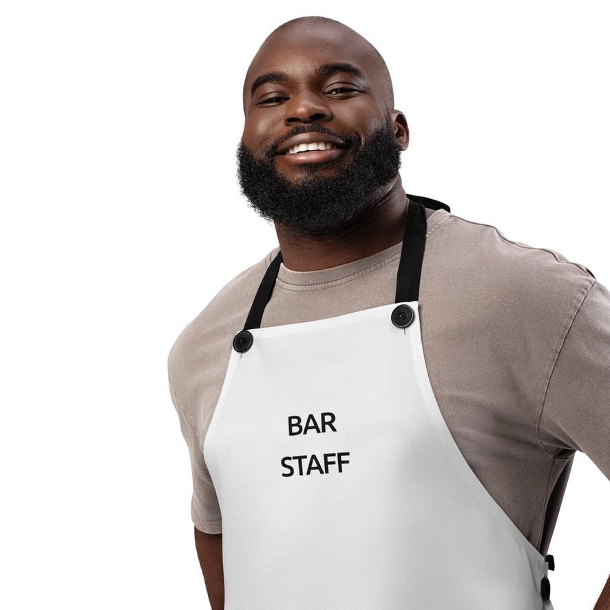 Bar Staff - White Apron - iSAW Company