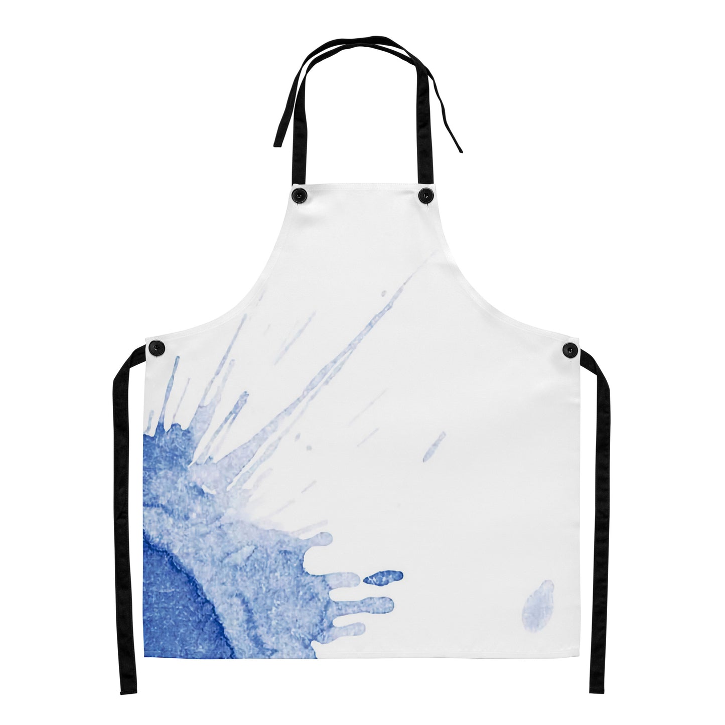 Watercolour Blue Splash - Apron - iSAW Company