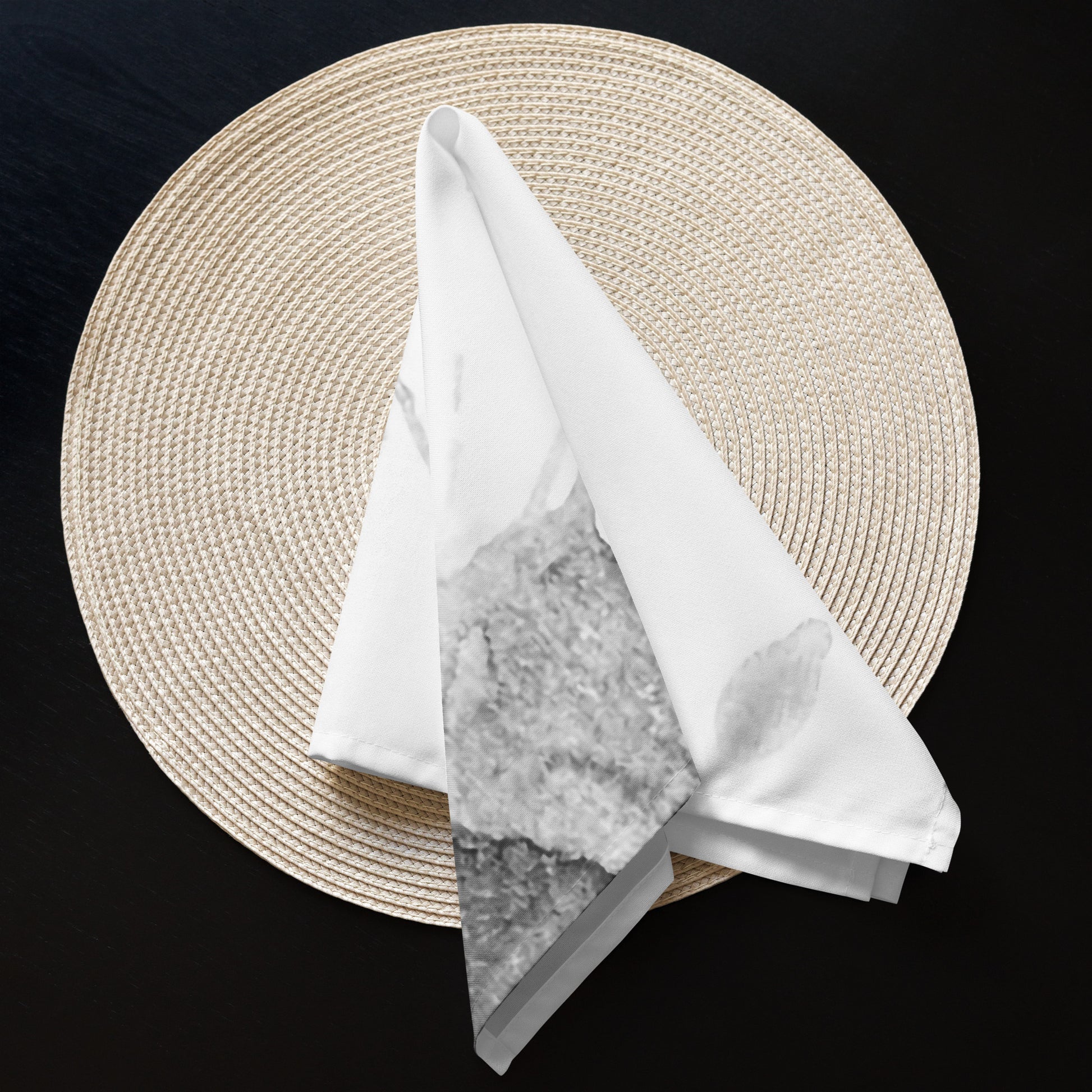 Watercolour Grey Splash - Cloth Napkin Set - iSAW Company