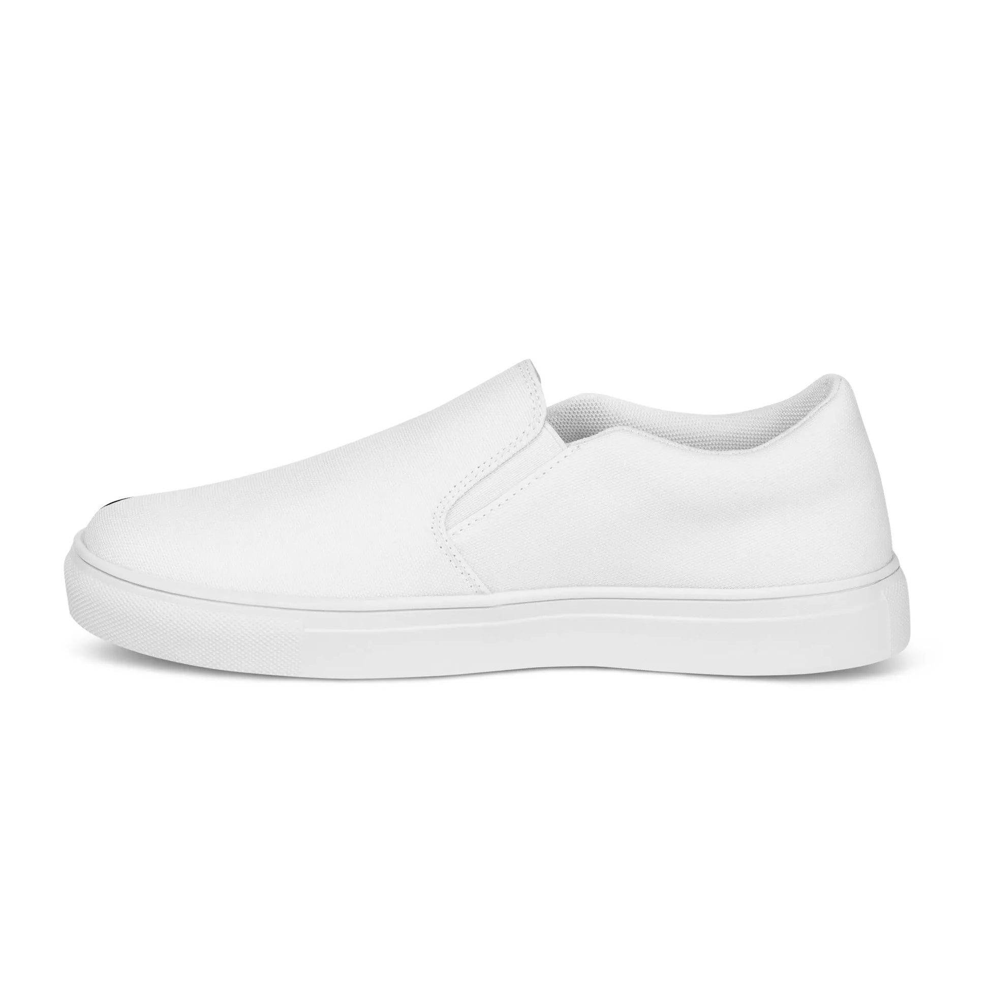 Half Black Half White - Mens Slip-On Canvas Shoes - iSAW Company