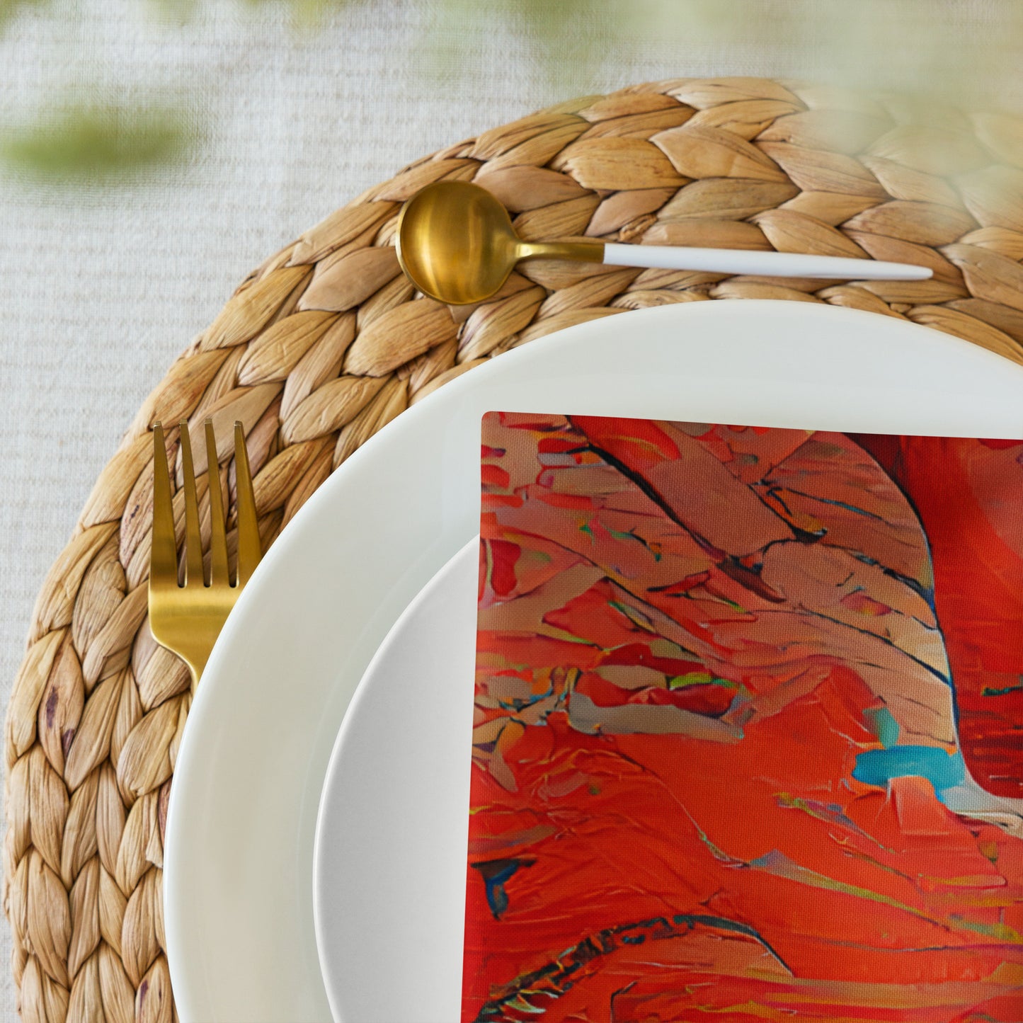 Half Black Half Hónghǎi - Cloth Napkin Set - iSAW Company