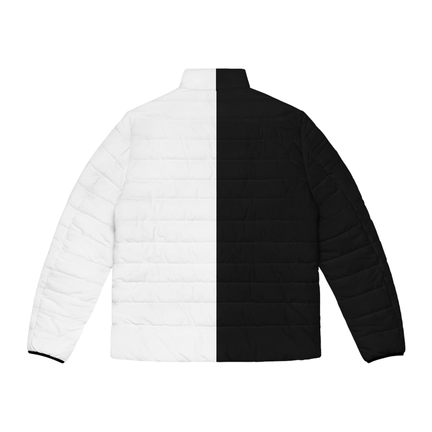 Half Black Half White - Mens Puffer Jacket - iSAW Company