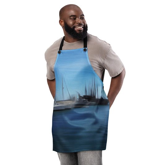 The Sleeping Yachts (at Morning) - Apron - iSAW Company