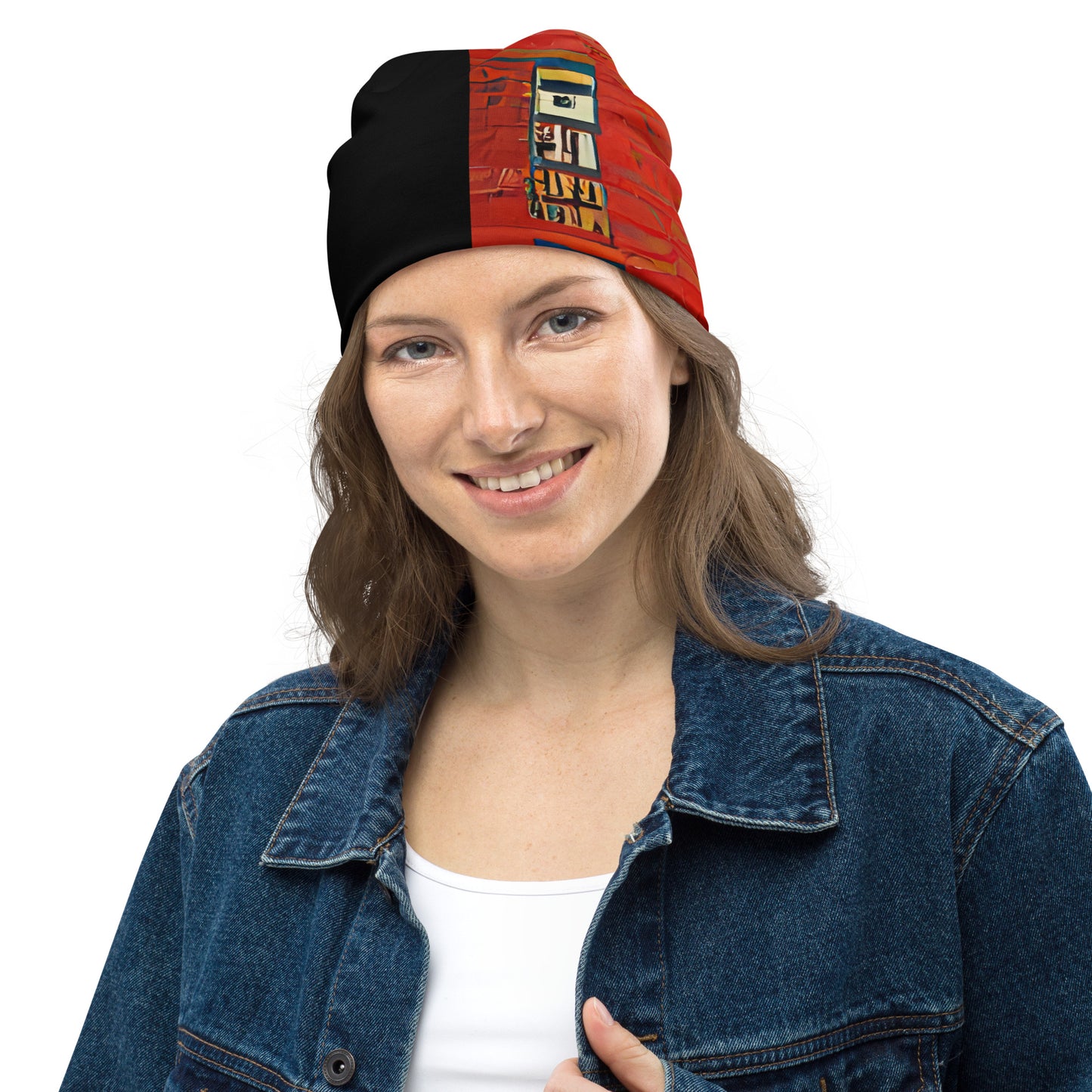 Half Black Half Hónghǎi - Beanie - iSAW Company