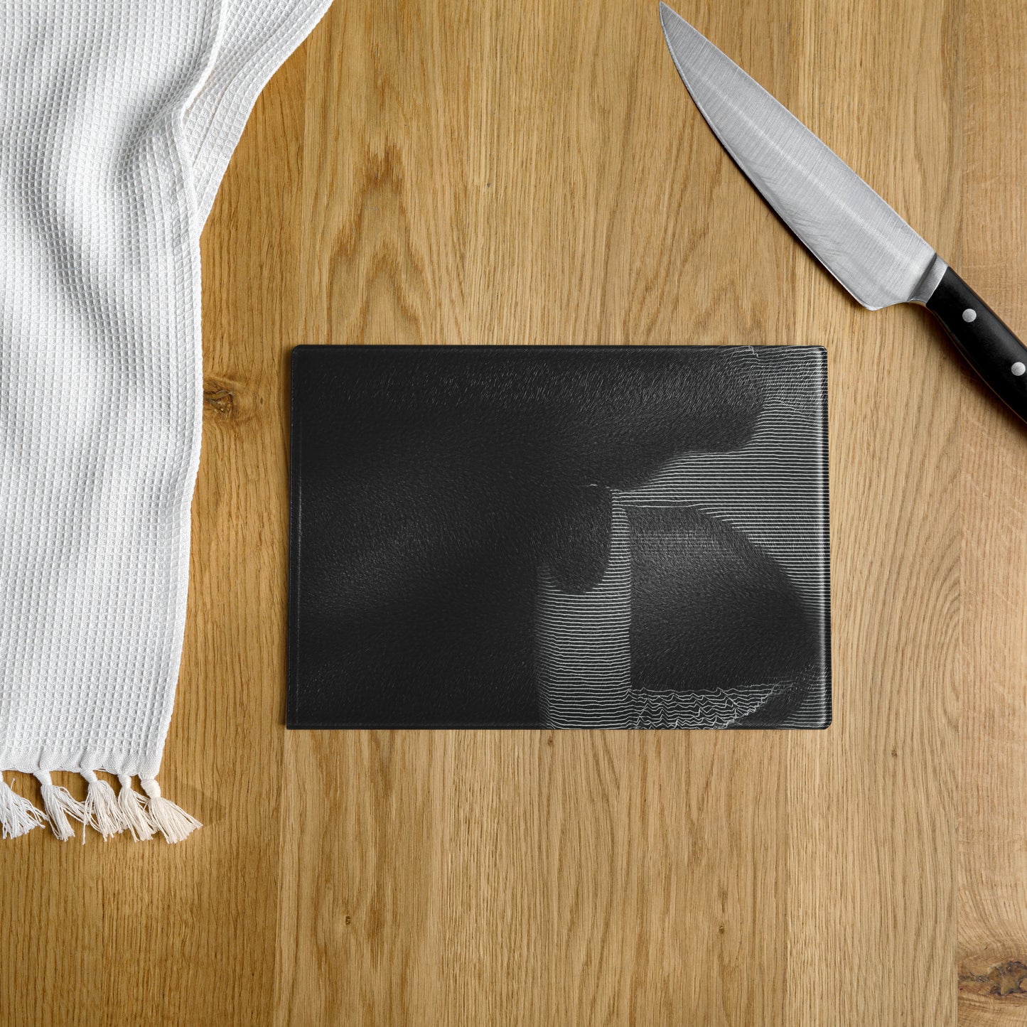 Shhh! - Glass Cutting Board - iSAW Company