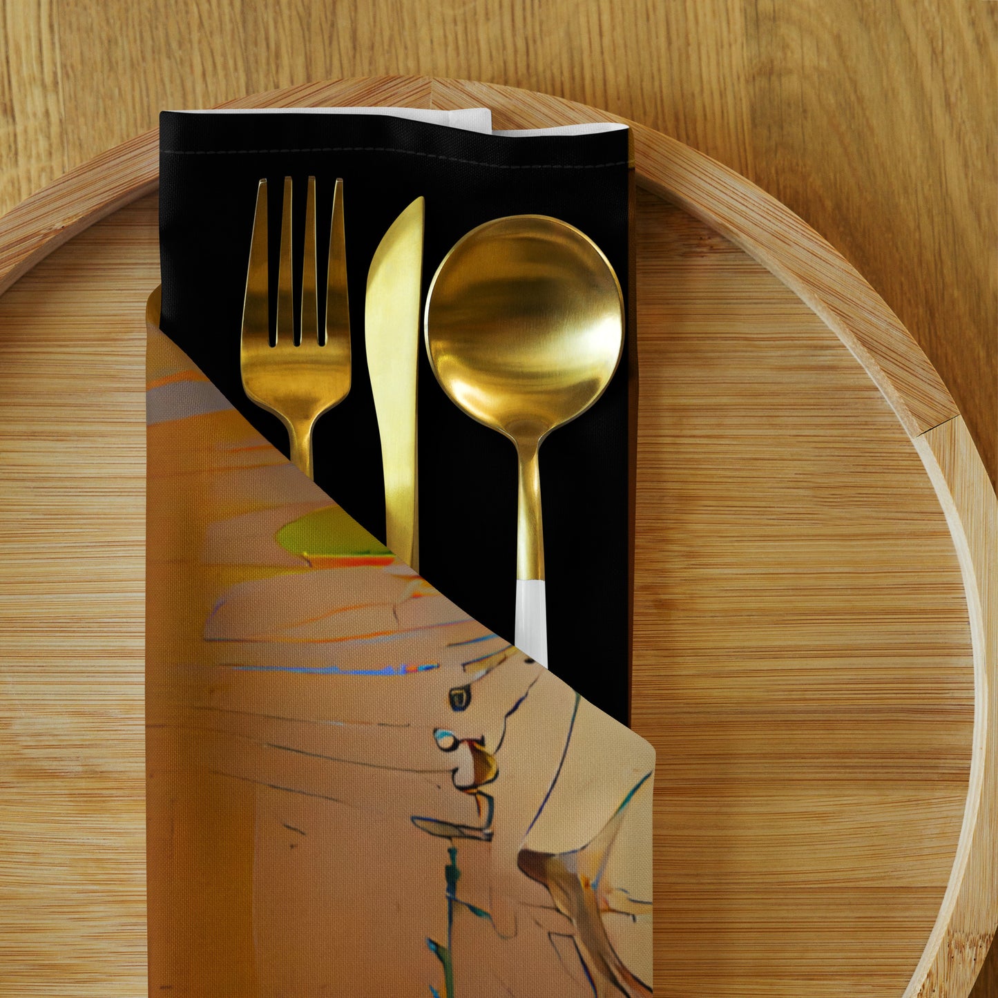 Half Black Half Gāolàng - Cloth Napkin Set - iSAW Company