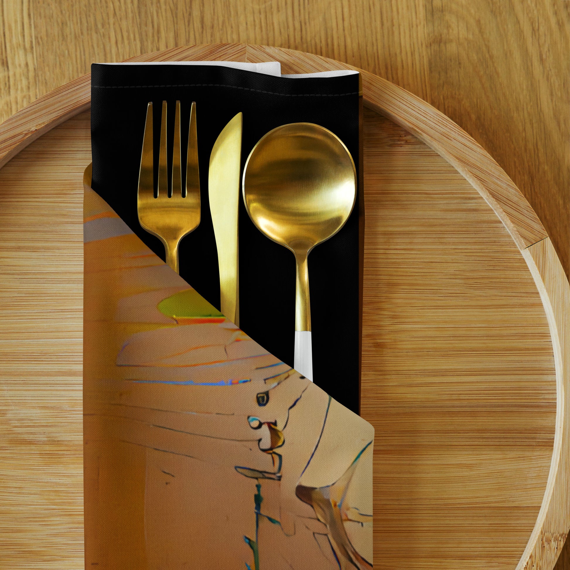 Half Black Half Gāolàng - Cloth Napkin Set - iSAW Company