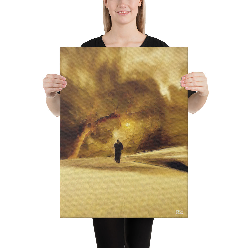 Eye Of The Sand Storm - Canvas Print