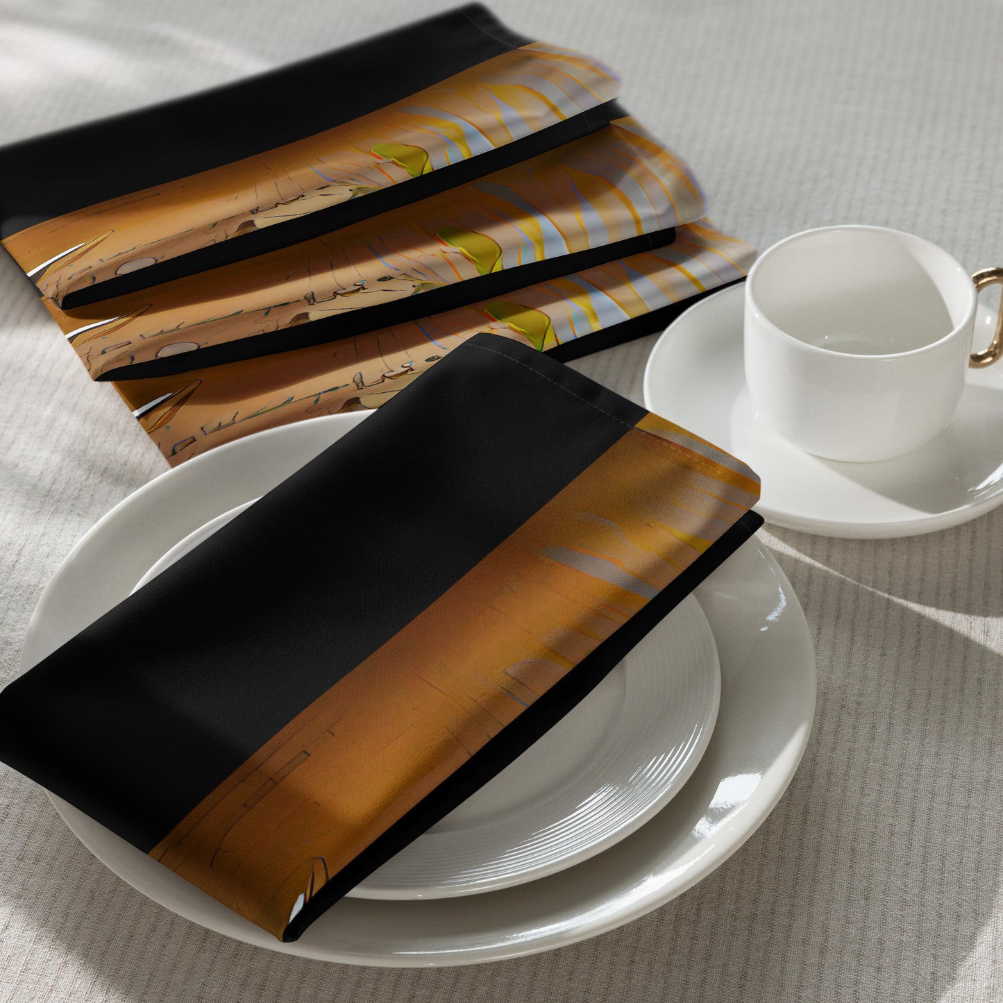 Half Black Half Gāolàng - Cloth Napkin Set - iSAW Company