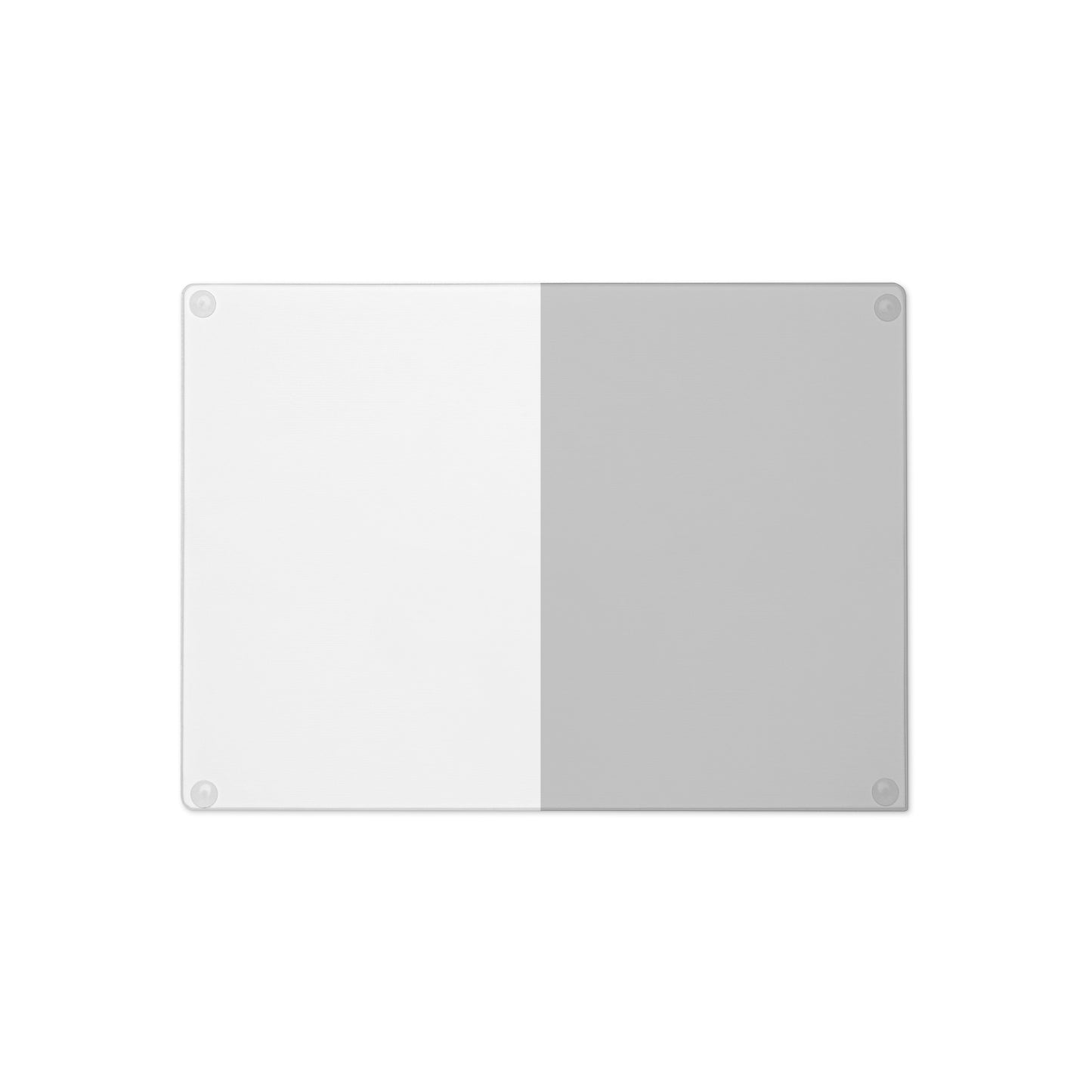 Half Black Half White - Glass Cutting Board - iSAW Company