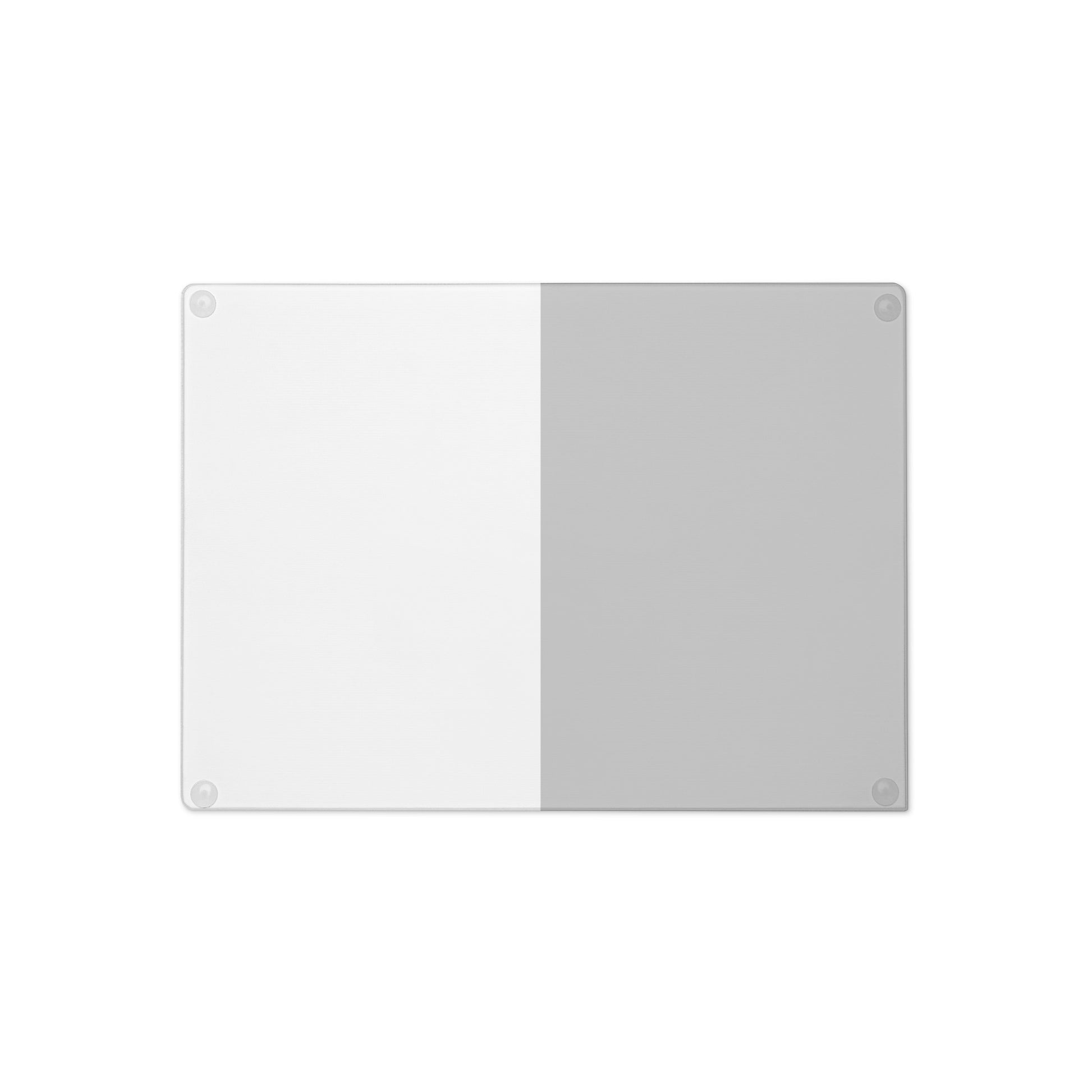 Half Black Half White - Glass Cutting Board - iSAW Company