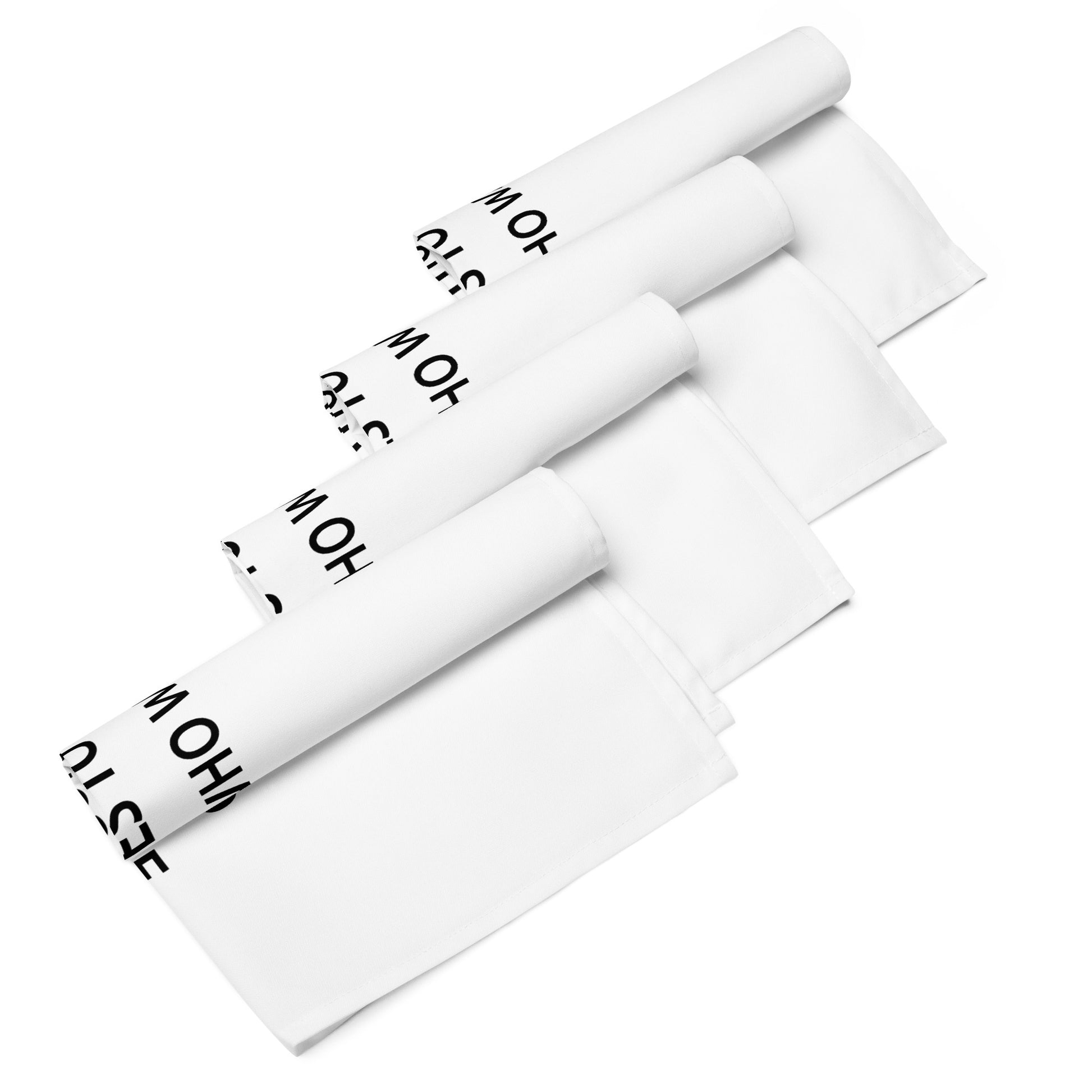 The Best Food Comes To Those Who Wait - White Napkin Set - iSAW Company