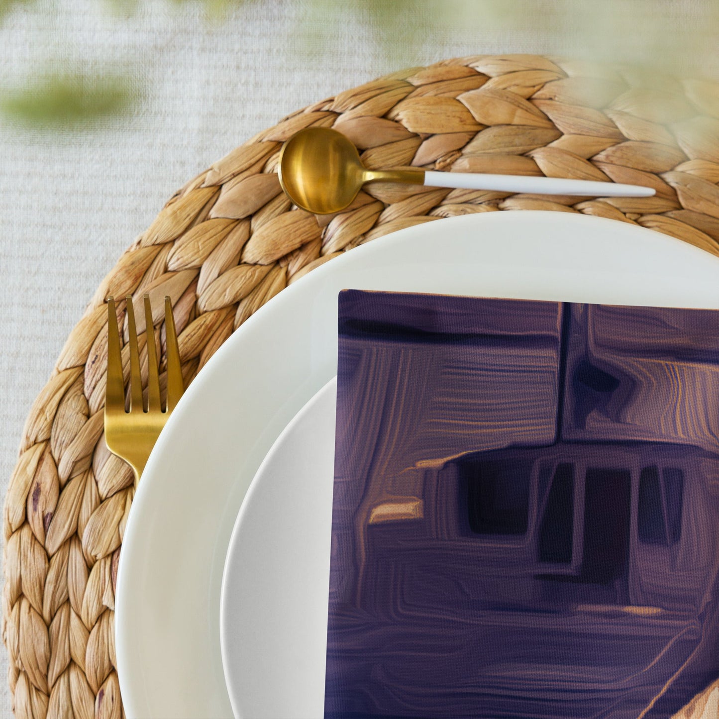 The Sleeping Yachts (at Sunset) - Cloth Napkin Set - iSAW Company