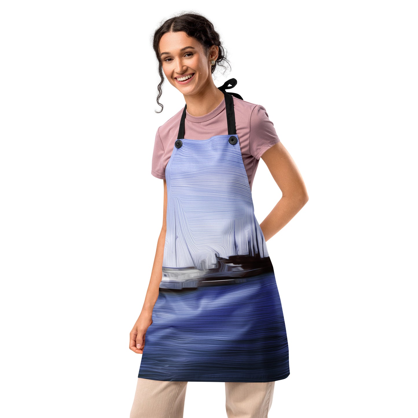 The Sleeping Yachts (at Afternoon) - Apron - iSAW Company