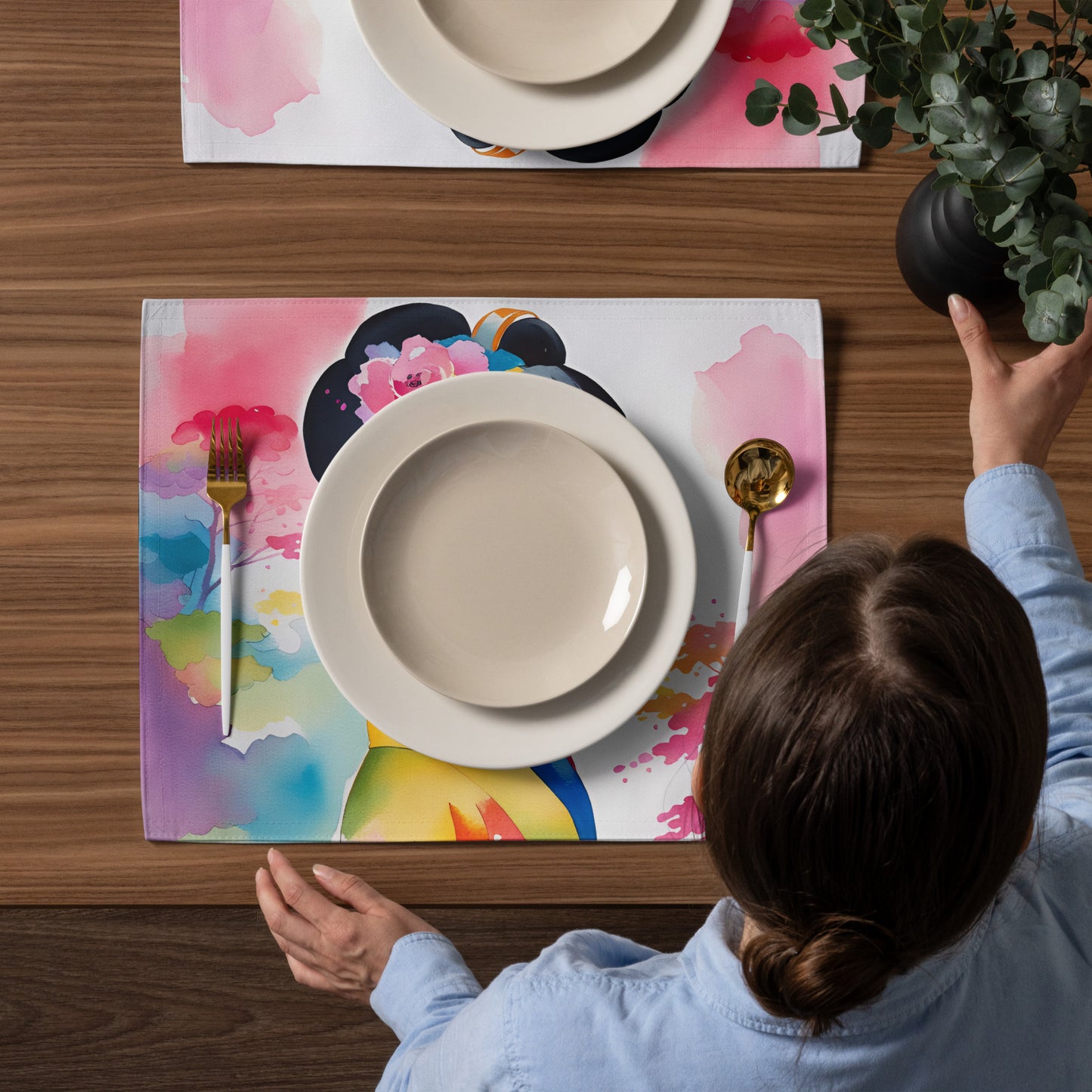 Geisha Girl - Placemat Set - iSAW Company