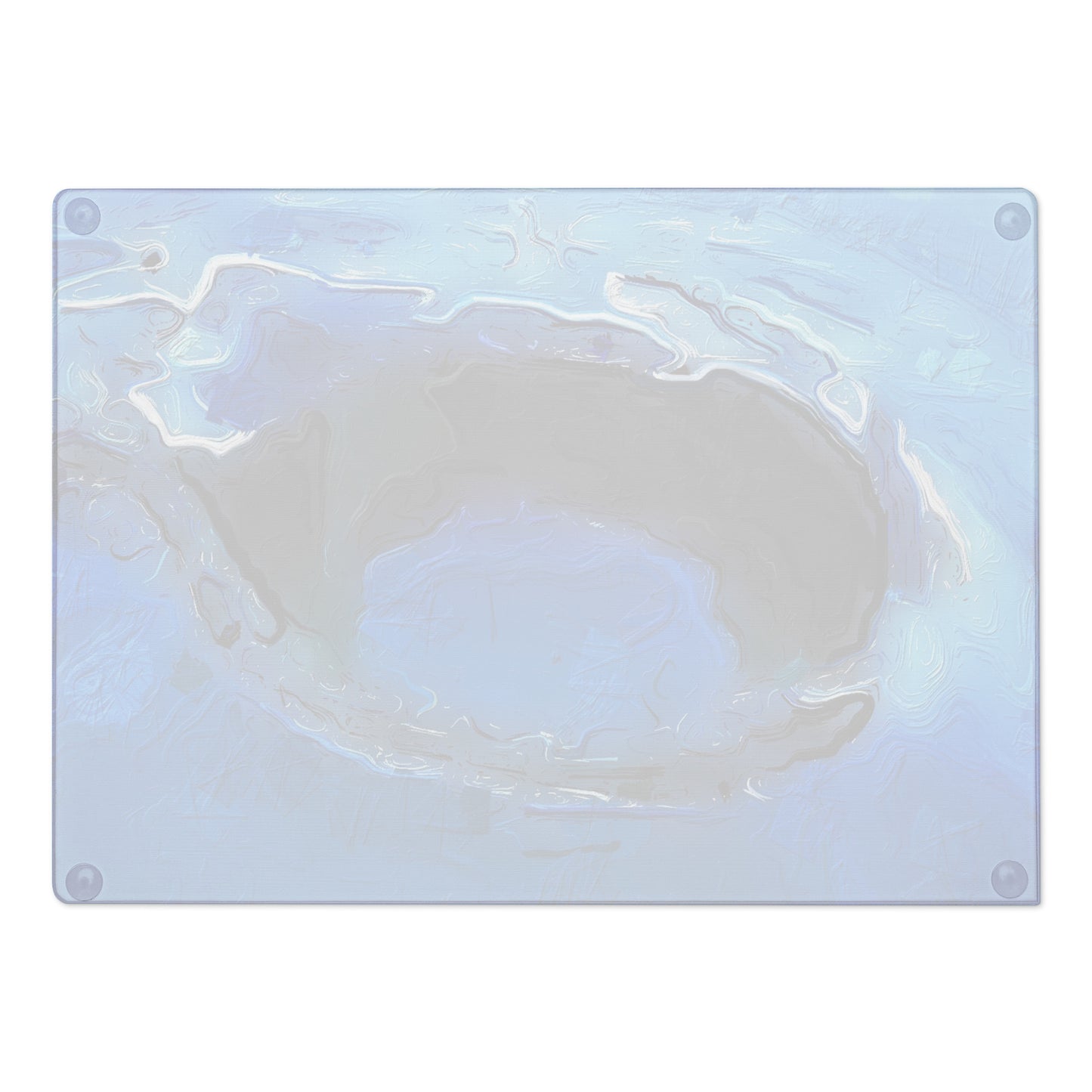 A Drop In The Ocean - Glass Cutting Board - iSAW Company
