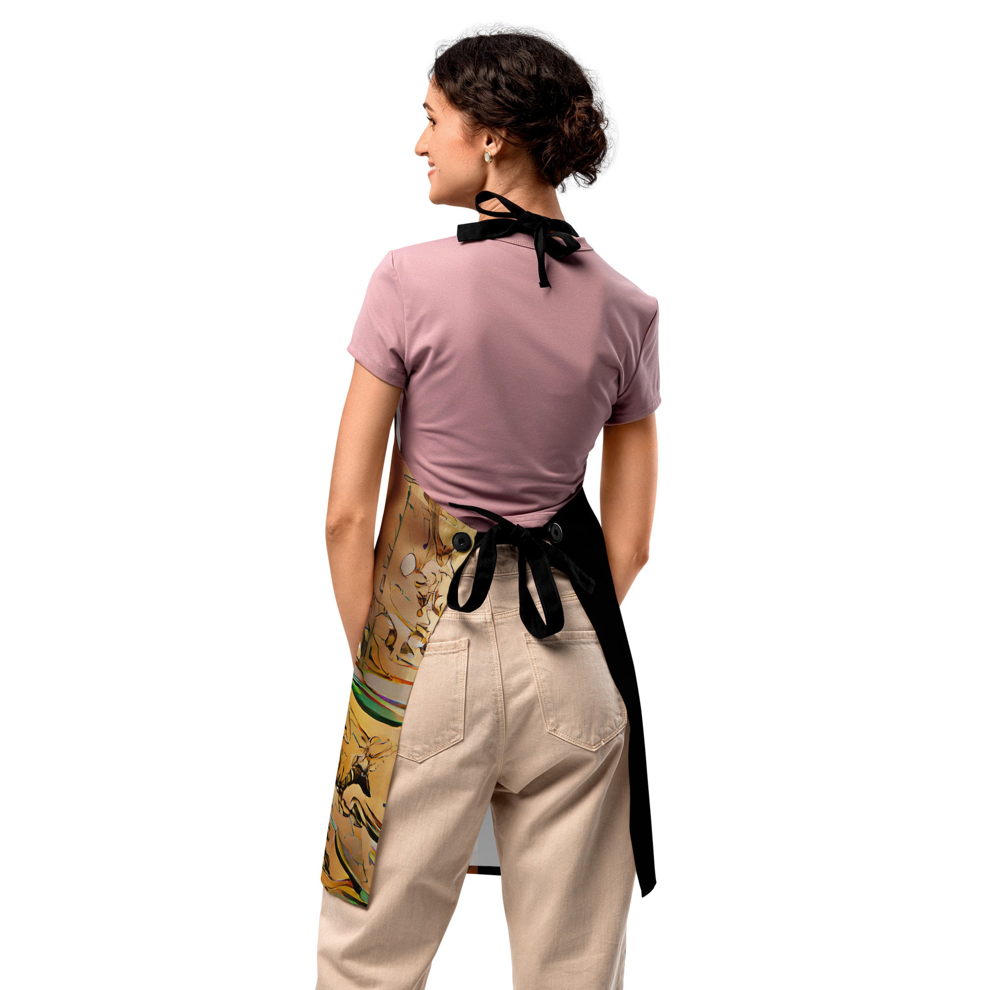 Half Black Half Gāolàng - Apron - iSAW Company