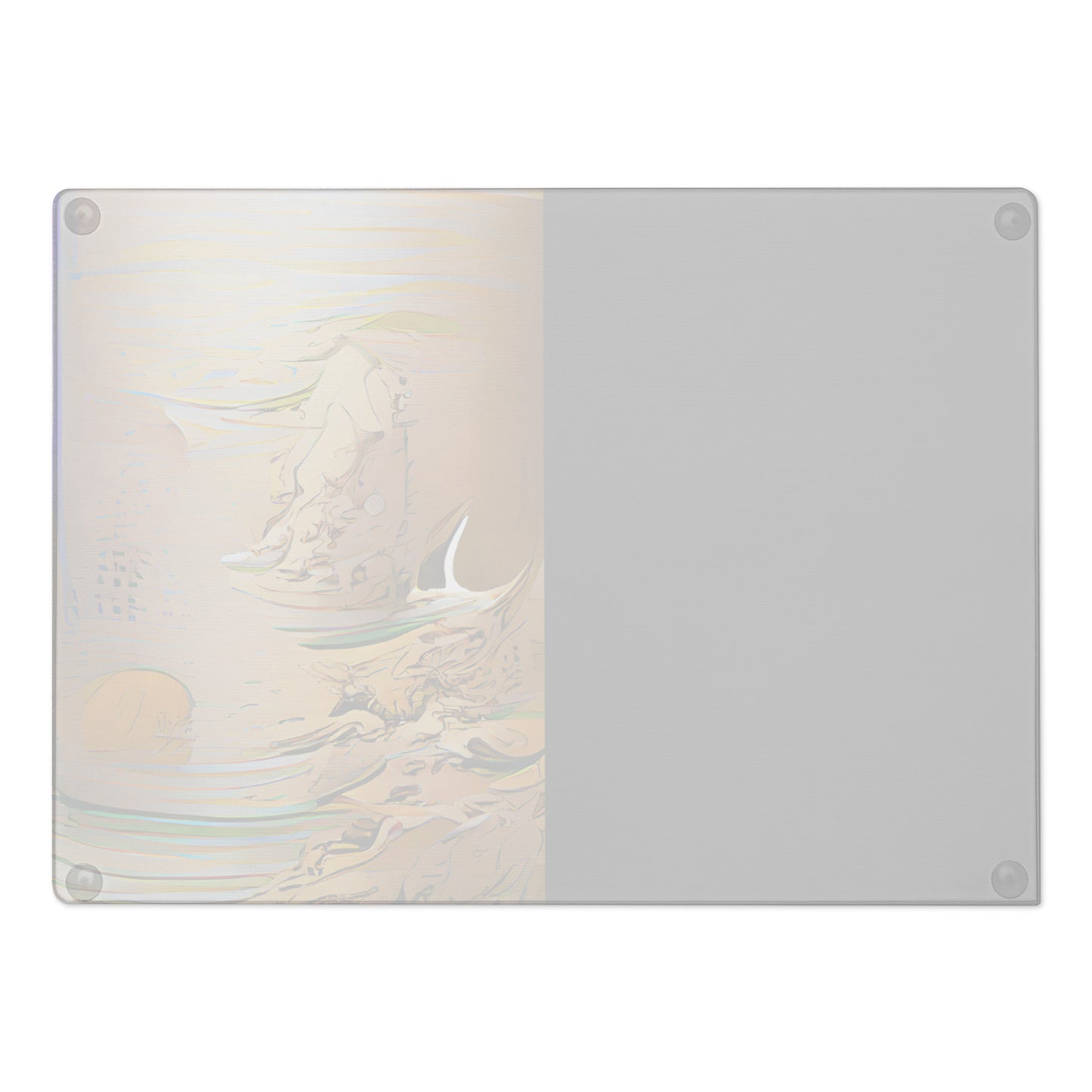 Half Black Half Gāolàng - Glass Cutting Board - iSAW Company