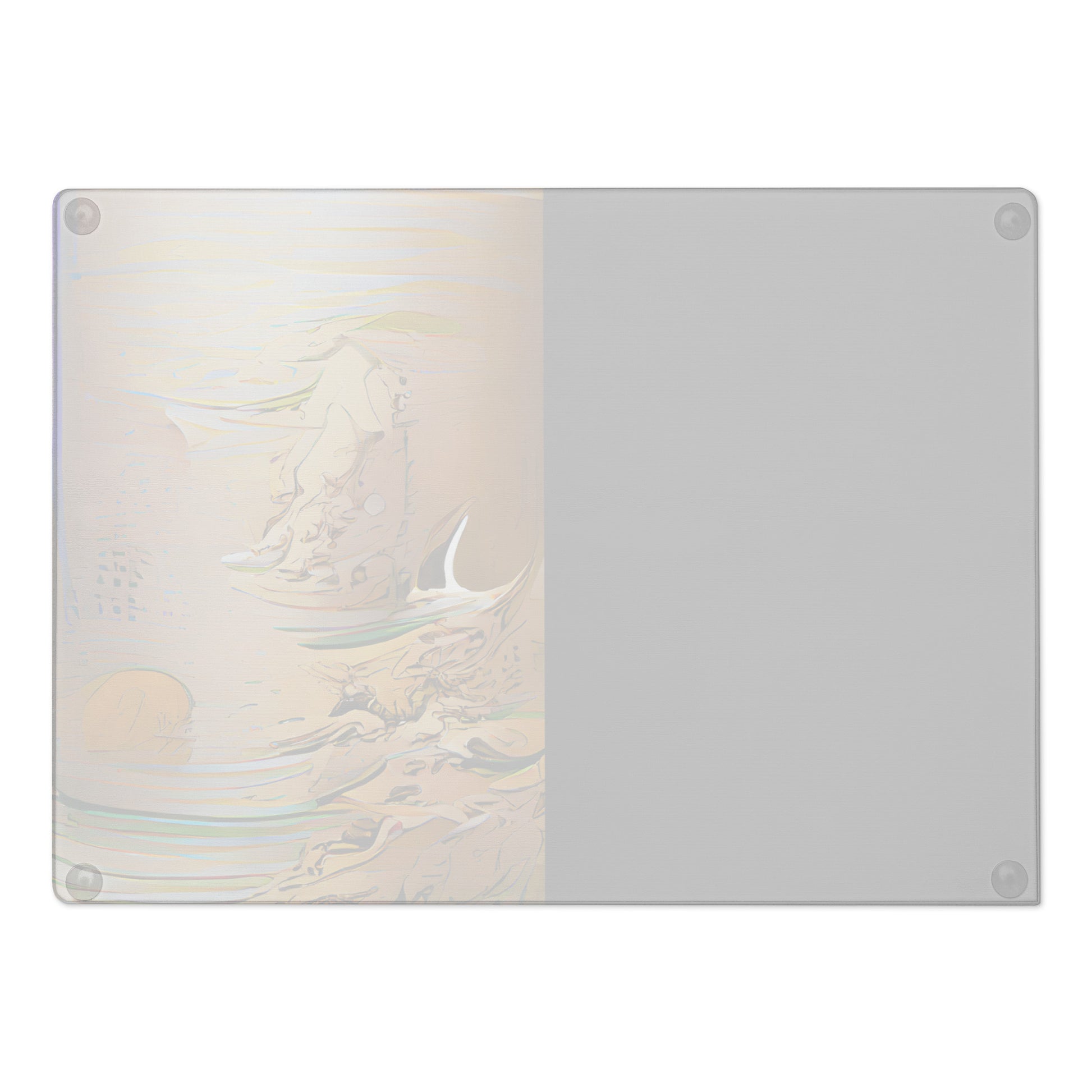 Half Black Half Gāolàng - Glass Cutting Board - iSAW Company