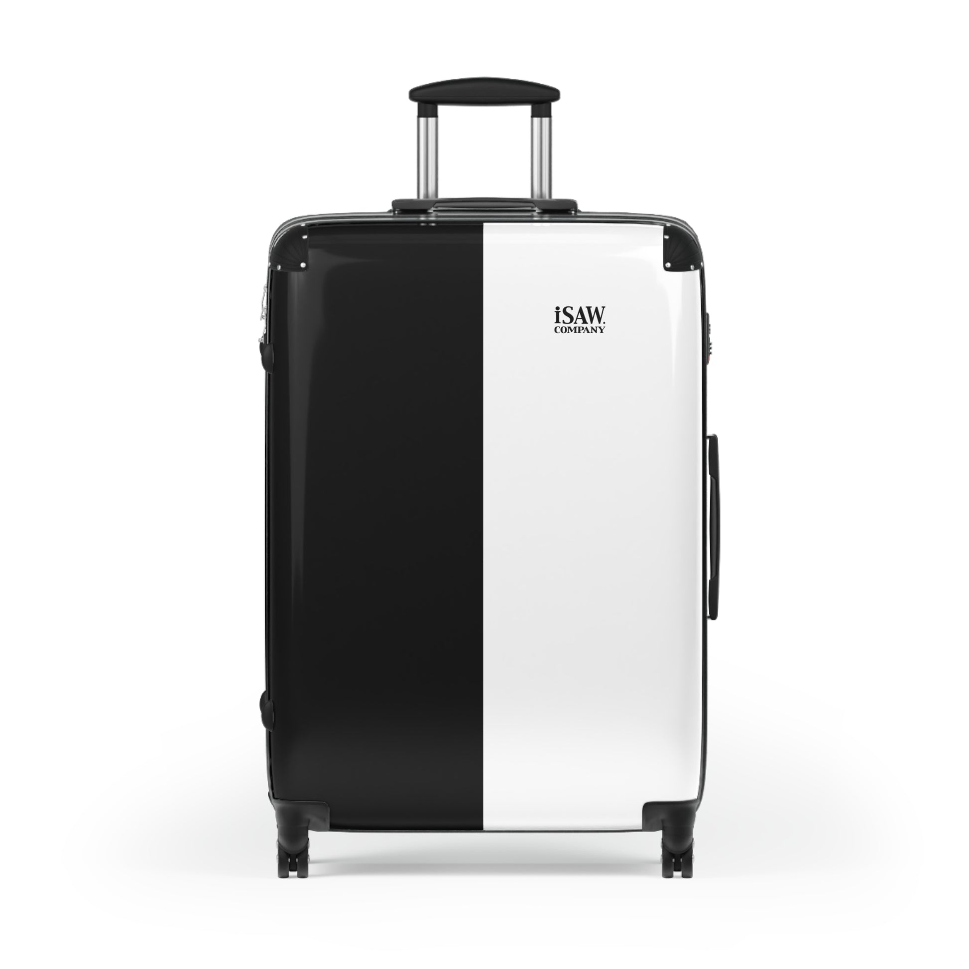 Half Black Half White - Hard - Shell Suitcase - iSAW Company