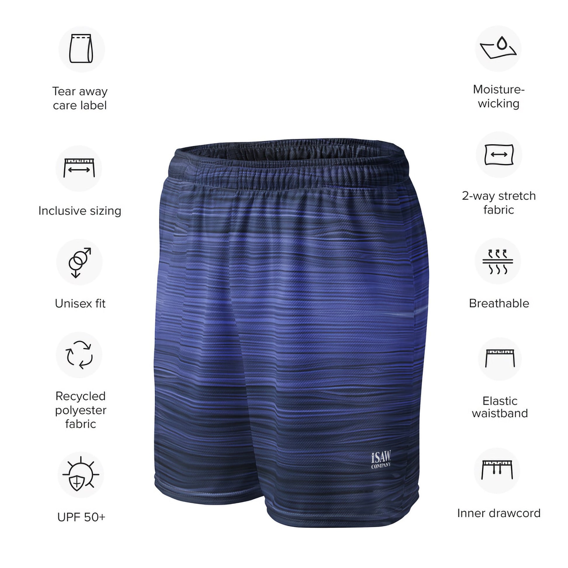 The Sleeping Yachts (at Afternoon) - Unisex Mesh Shorts - iSAW Company