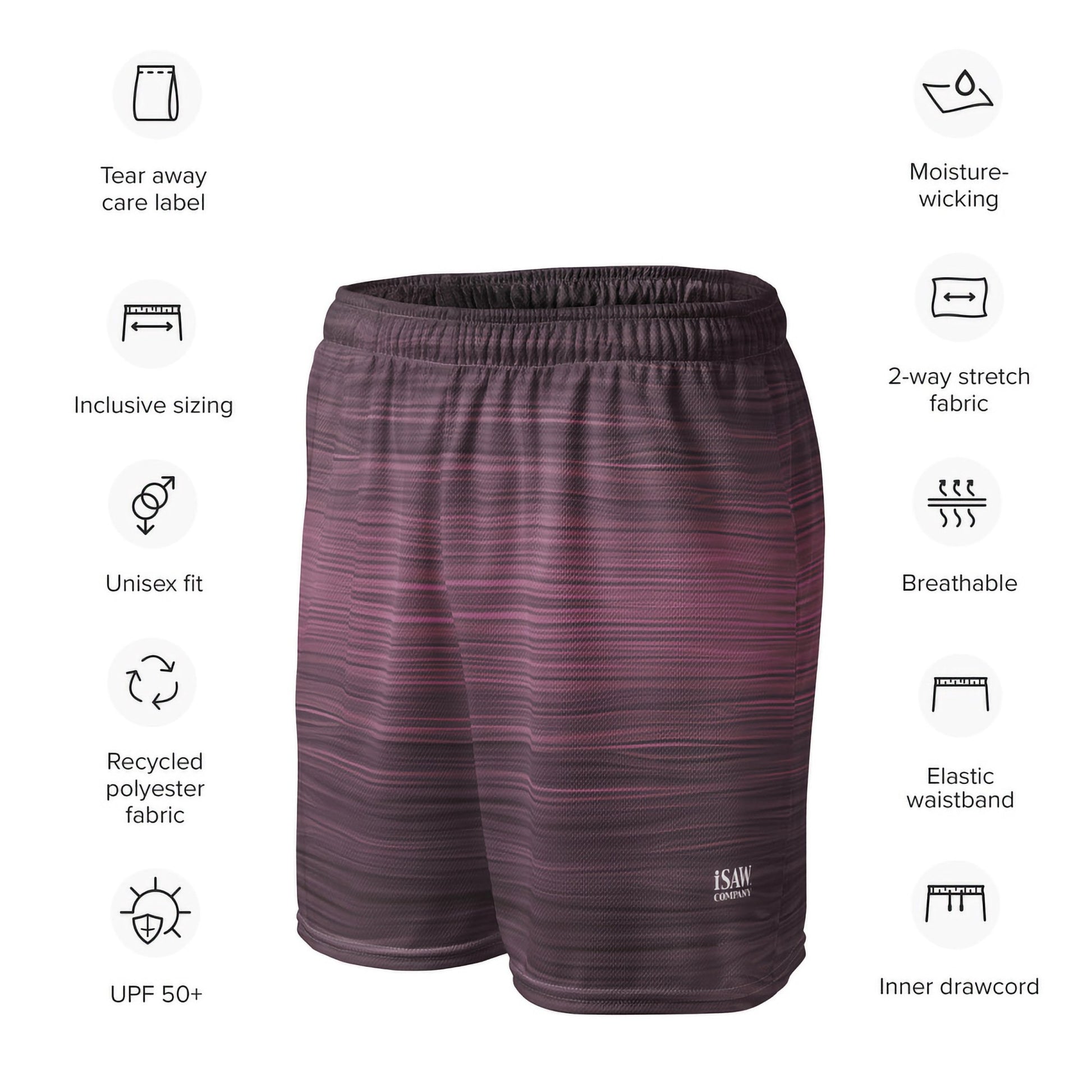The Sleeping Yachts (at Evening) - Unisex Mesh Shorts - iSAW Company