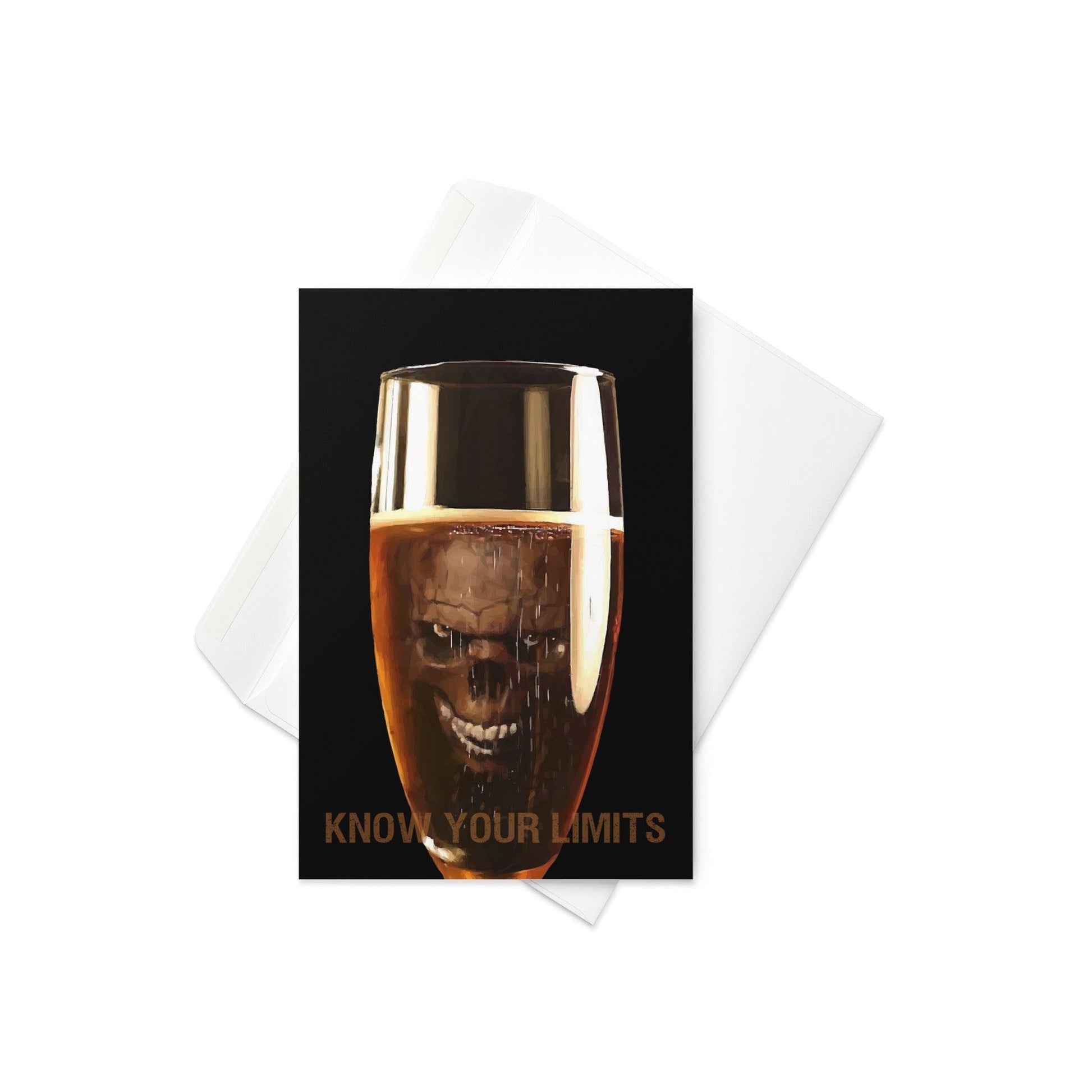 Alcohol - Know Your Limits - Note Card - iSAW Company