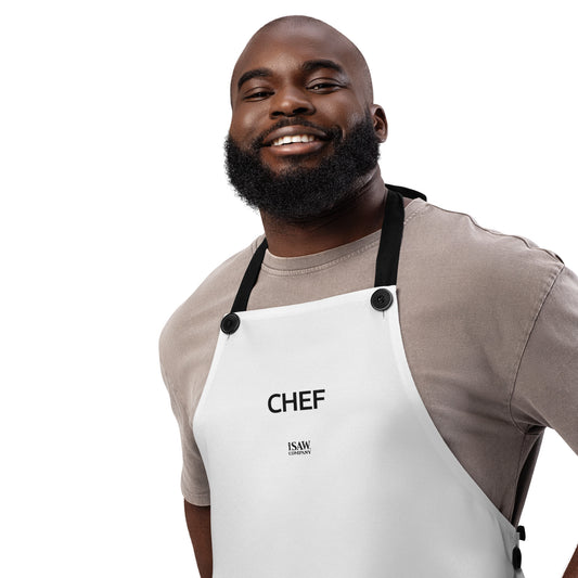 Chef - White Apron - iSAW Company