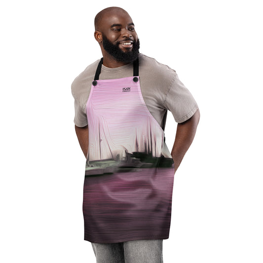 The Sleeping Yachts (at Evening) - Apron - iSAW Company